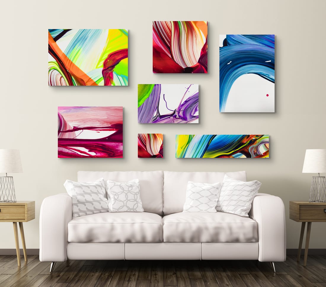 Abstrakte Kunstdrucke Variationen von Bild 1959