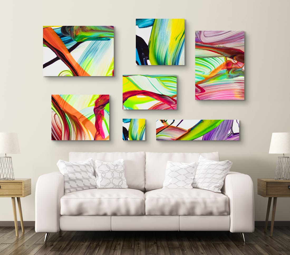 Abstrakte Kunstdrucke Variationen von Bild 1959