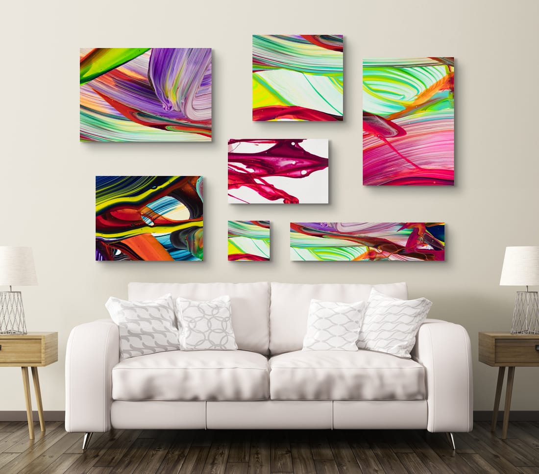 Abstrakte Kunstdrucke Variationen von Bild 1959