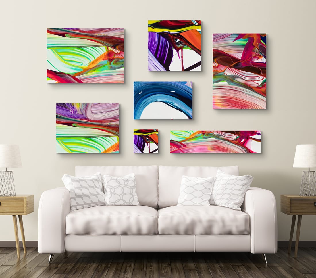 Abstrakte Kunstdrucke Variationen von Bild 1959