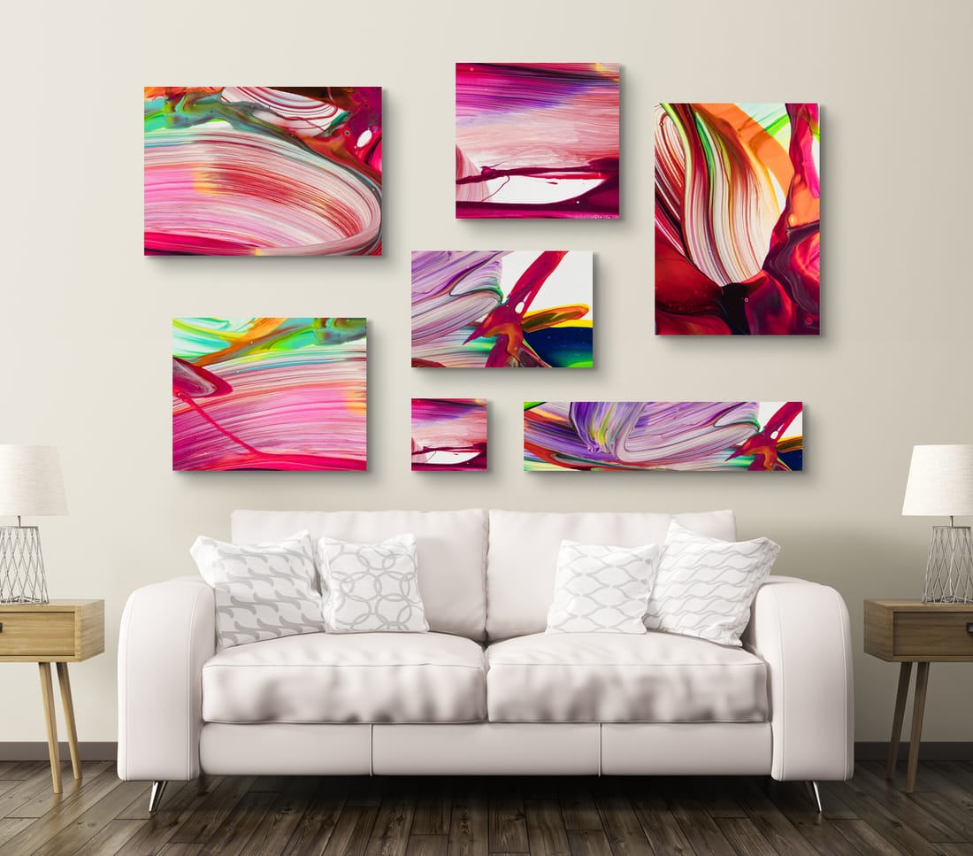 Abstrakte Kunstdrucke Variationen von Bild 1959