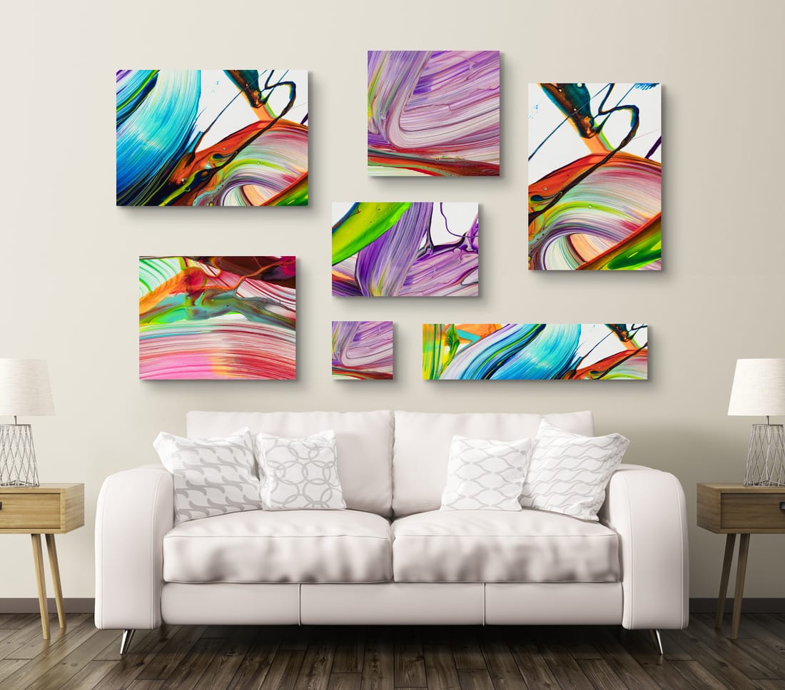 Abstrakte Kunstdrucke Variationen von Bild 1959