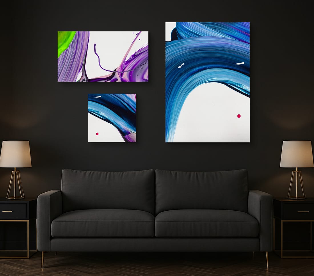 Abstrakte Kunstdrucke Variationen von Bild 1959