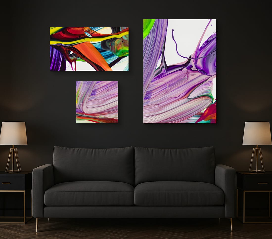 Abstrakte Kunstdrucke Variationen von Bild 1959