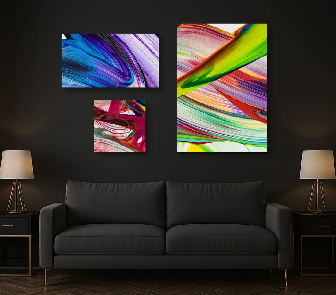 Abstrakte Kunstdrucke Variationen von Bild 1959