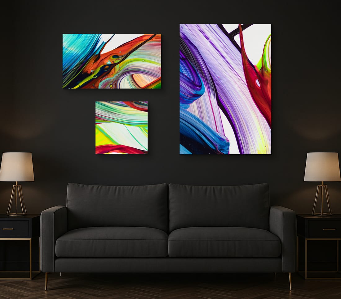 Abstrakte Kunstdrucke Variationen von Bild 1959