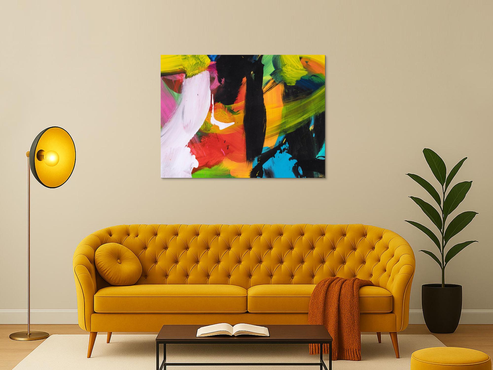 Abstraktes Bild auf Leinwand