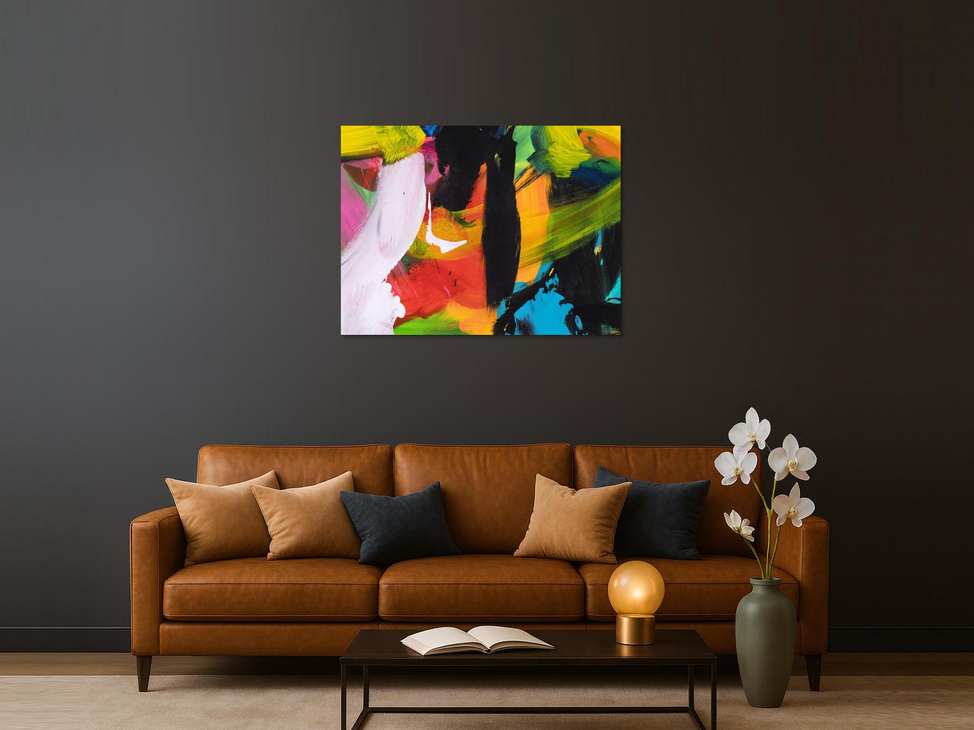 Abstraktes Bild auf Leinwand