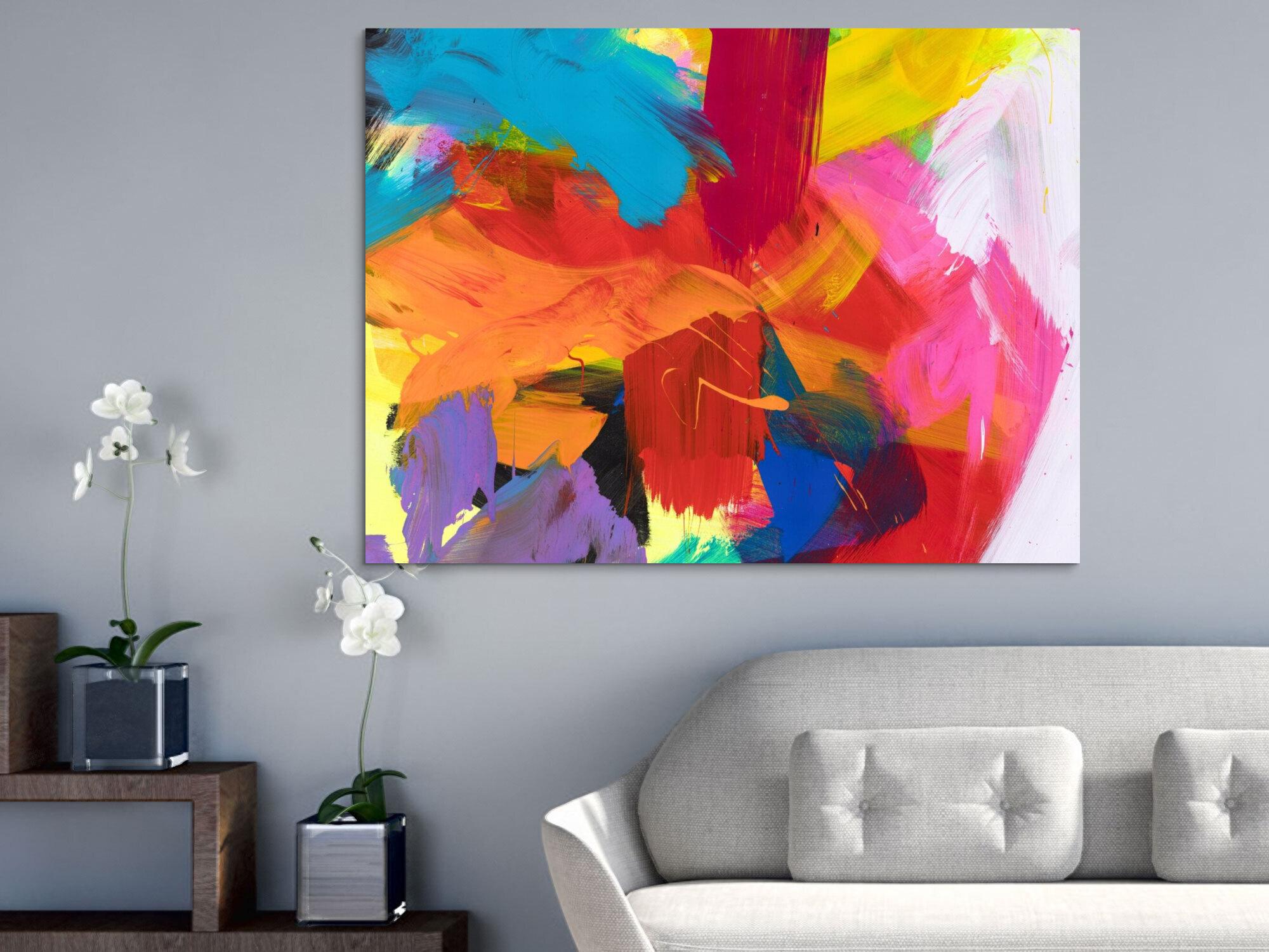 Abstraktes Bild auf Leinwand