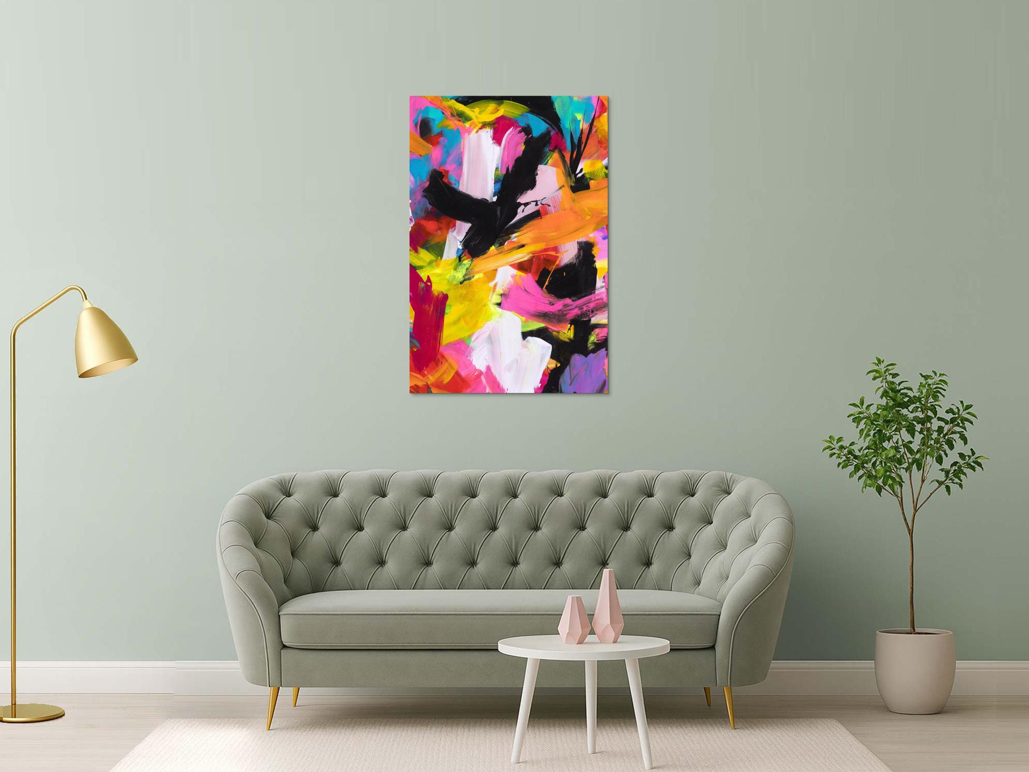 Abstraktes Bild auf Leinwand