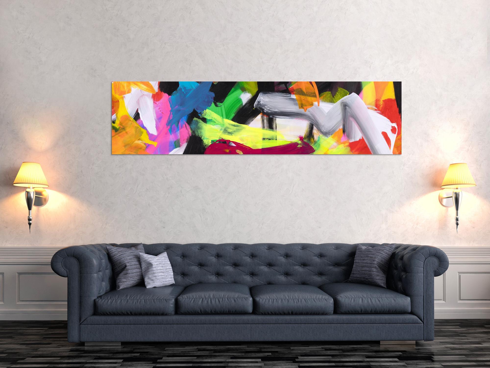 Abstraktes Bild auf Leinwand