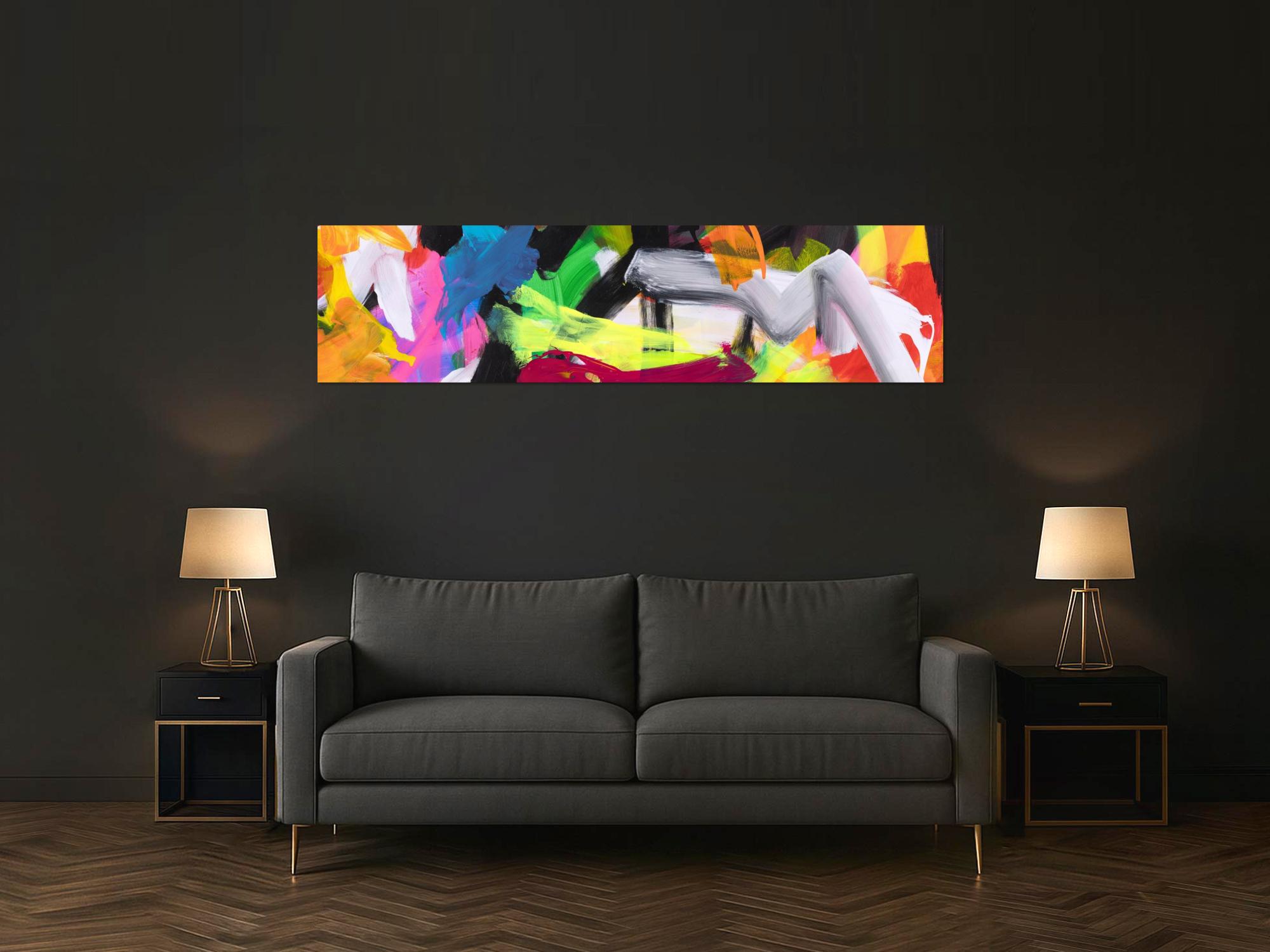 Abstraktes Bild auf Leinwand