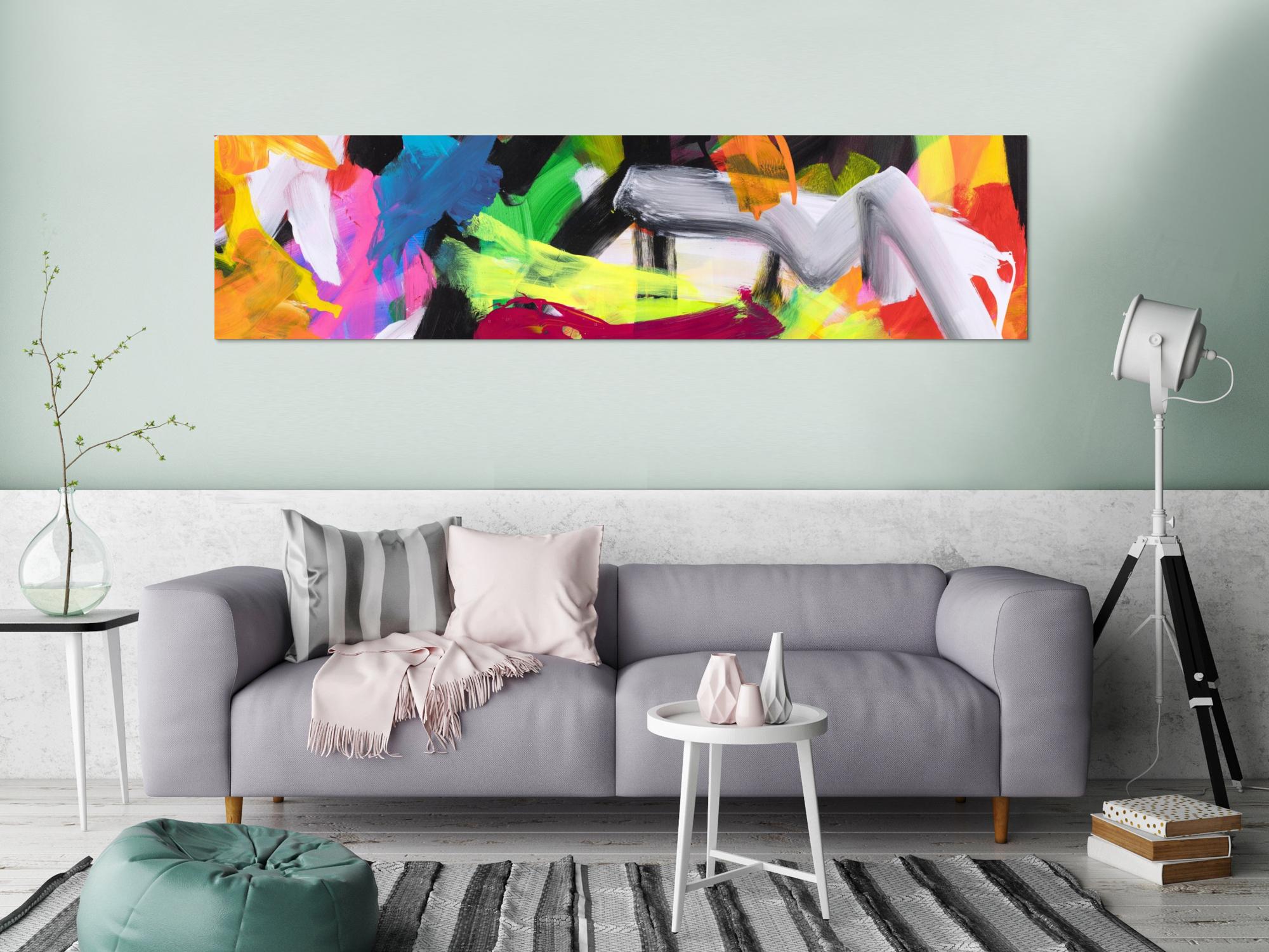 Abstraktes Bild auf Leinwand