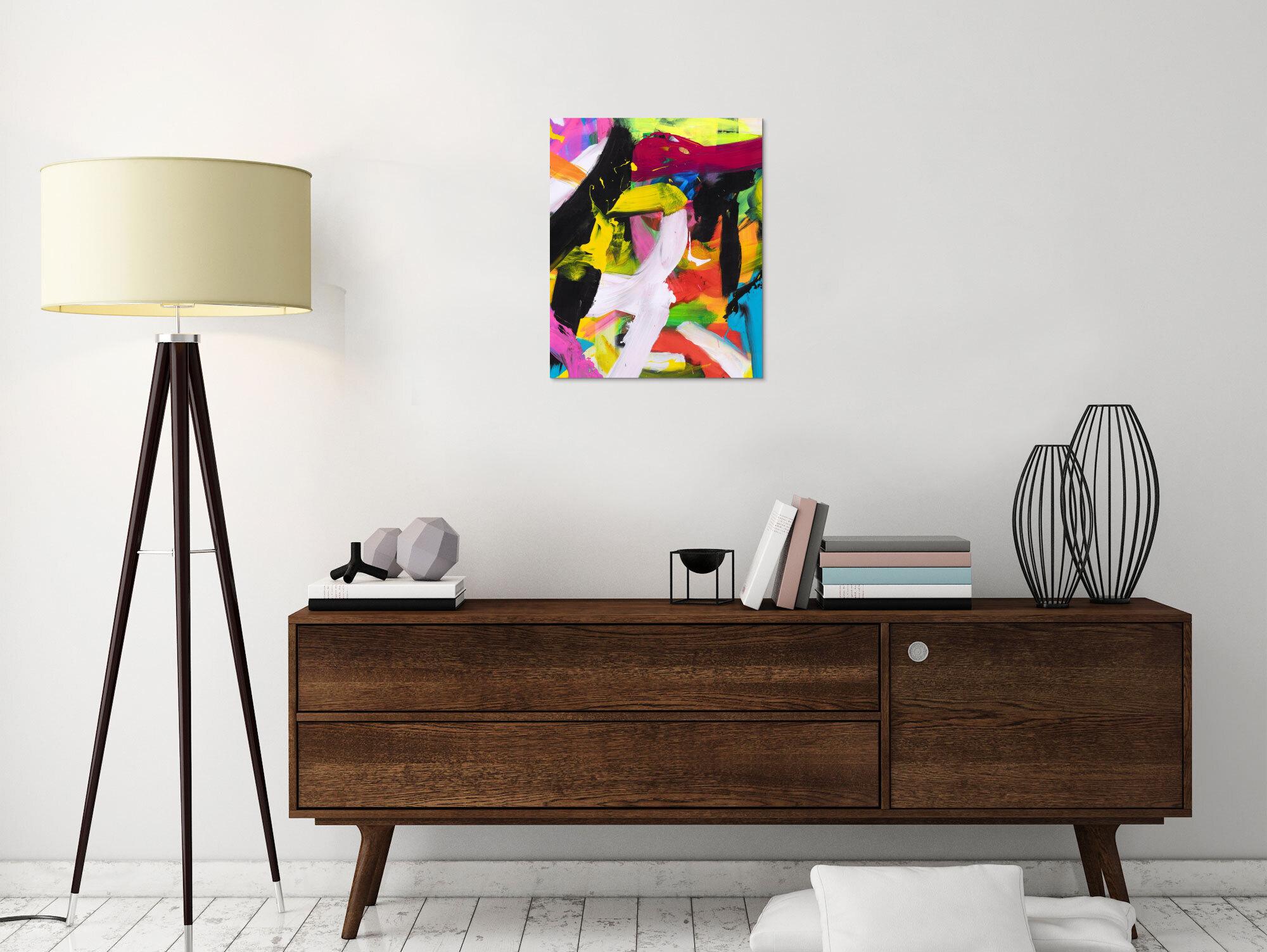 Abstraktes Bild auf Leinwand