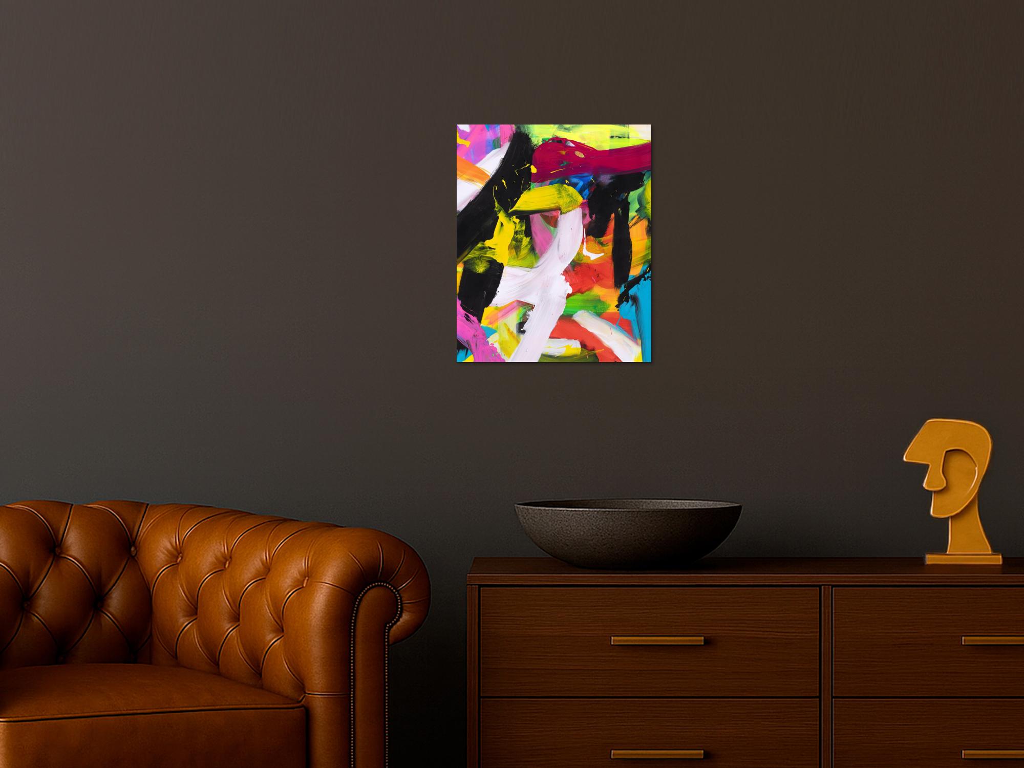 Abstraktes Bild auf Leinwand