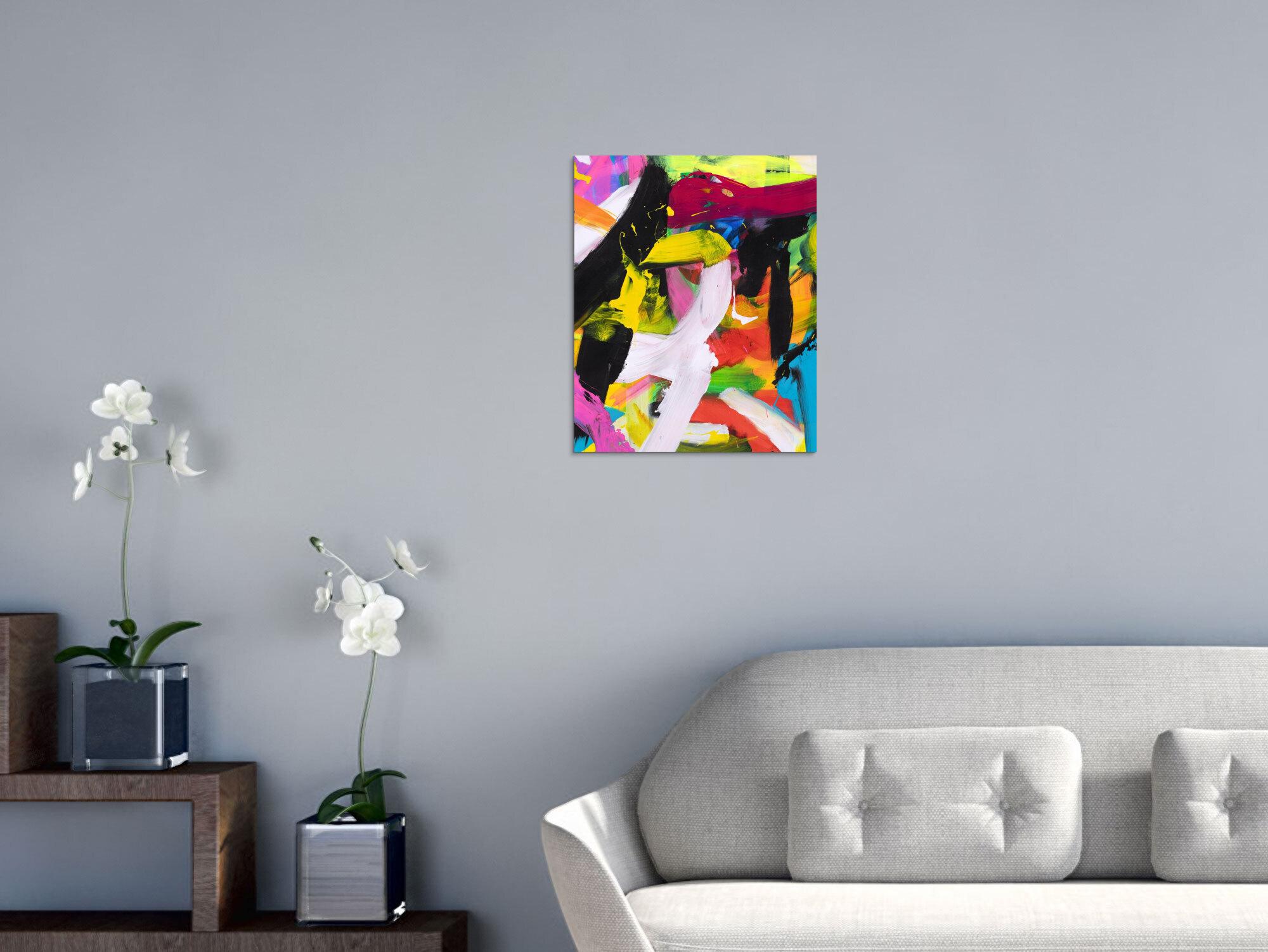 Abstraktes Bild auf Leinwand