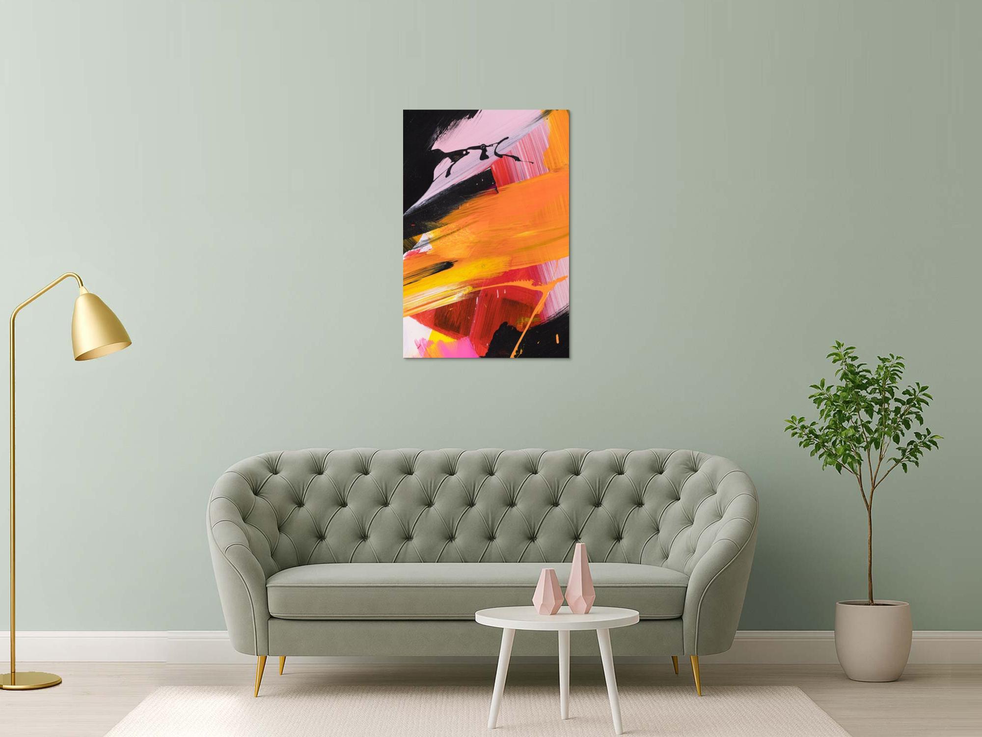 Abstraktes Bild auf Leinwand