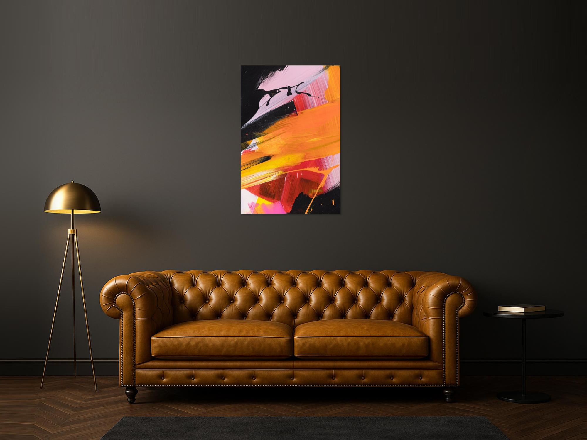 Abstraktes Bild auf Leinwand