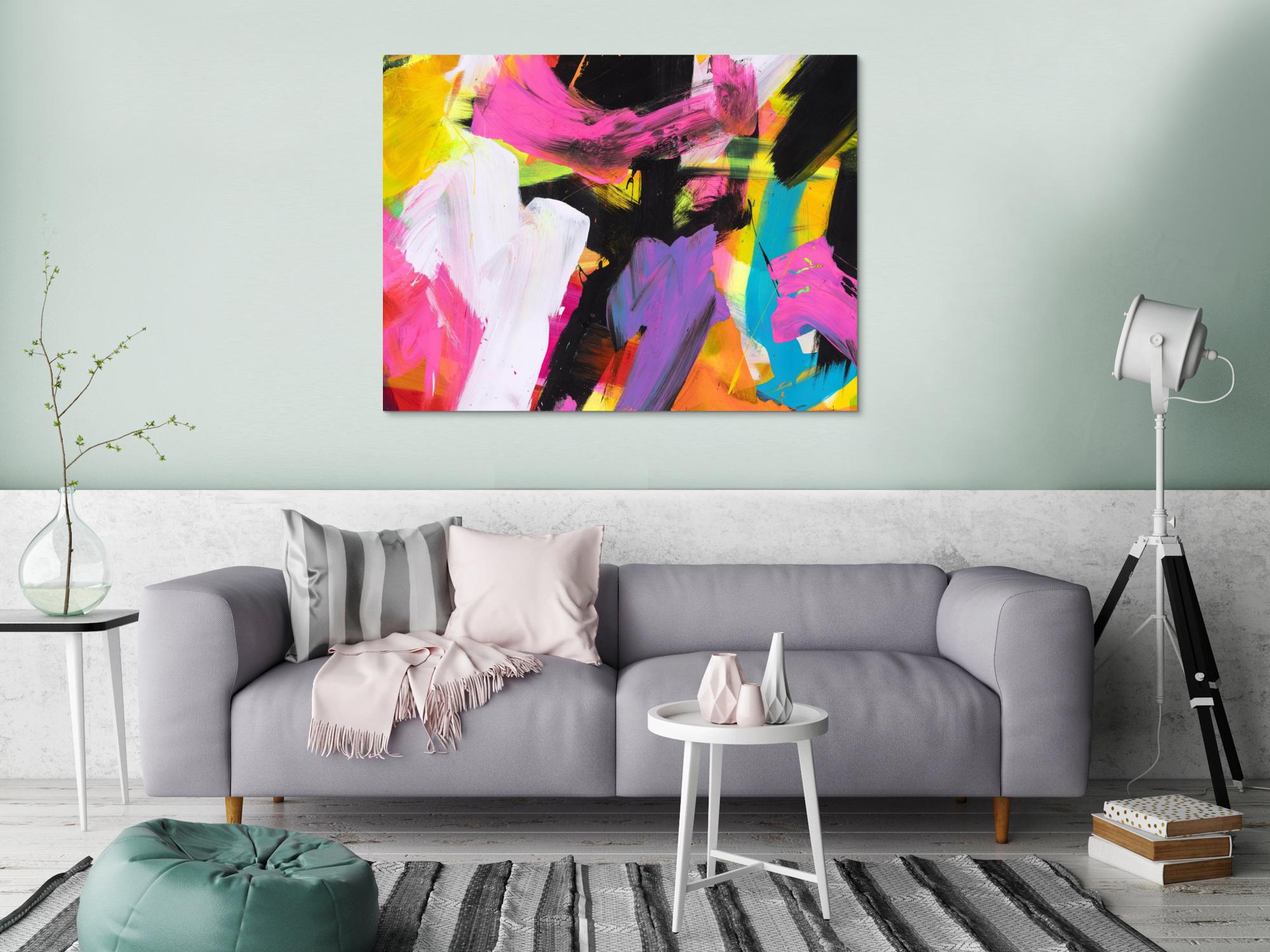 Abstraktes Bild auf Leinwand