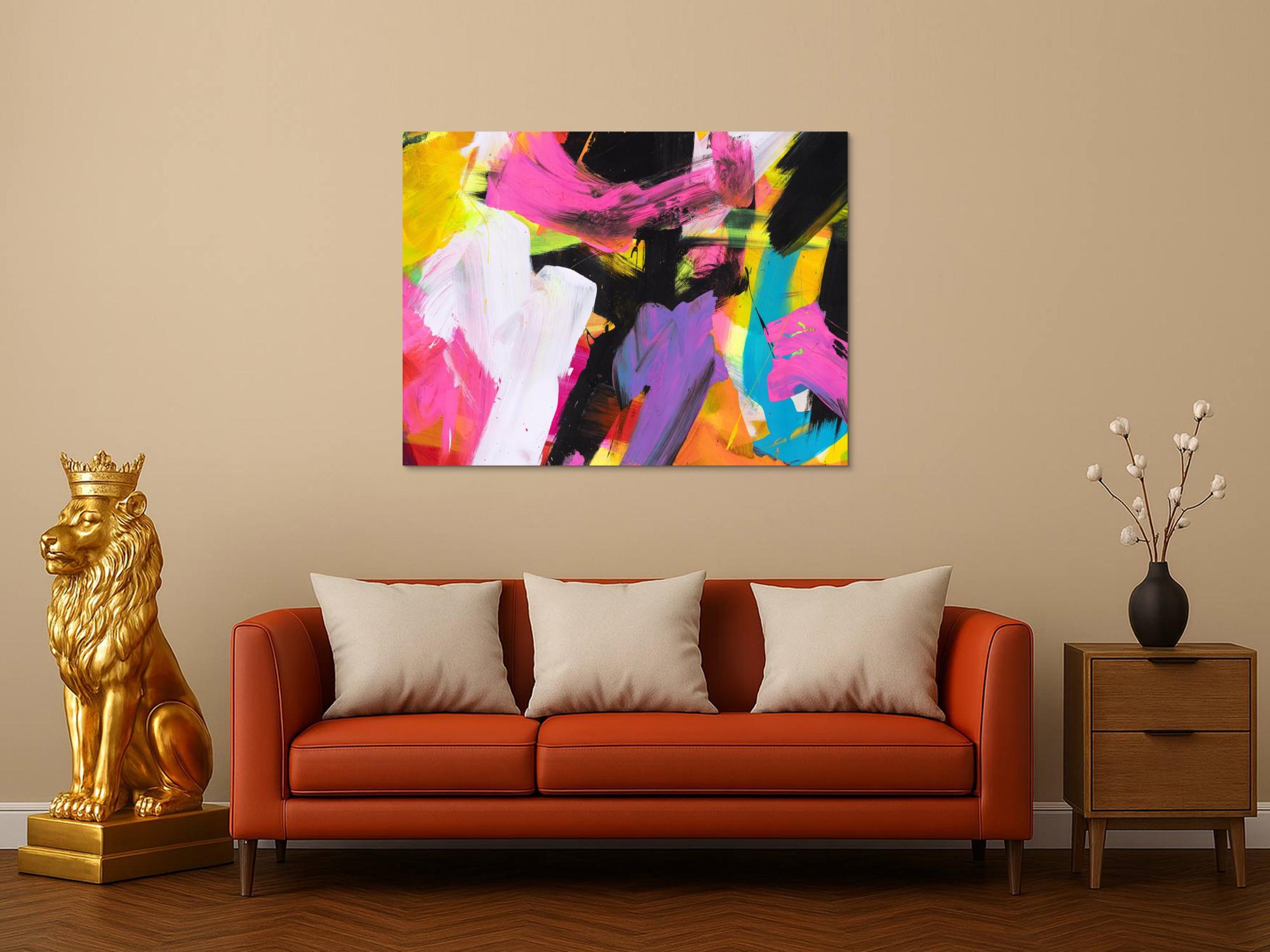 Abstraktes Bild auf Leinwand