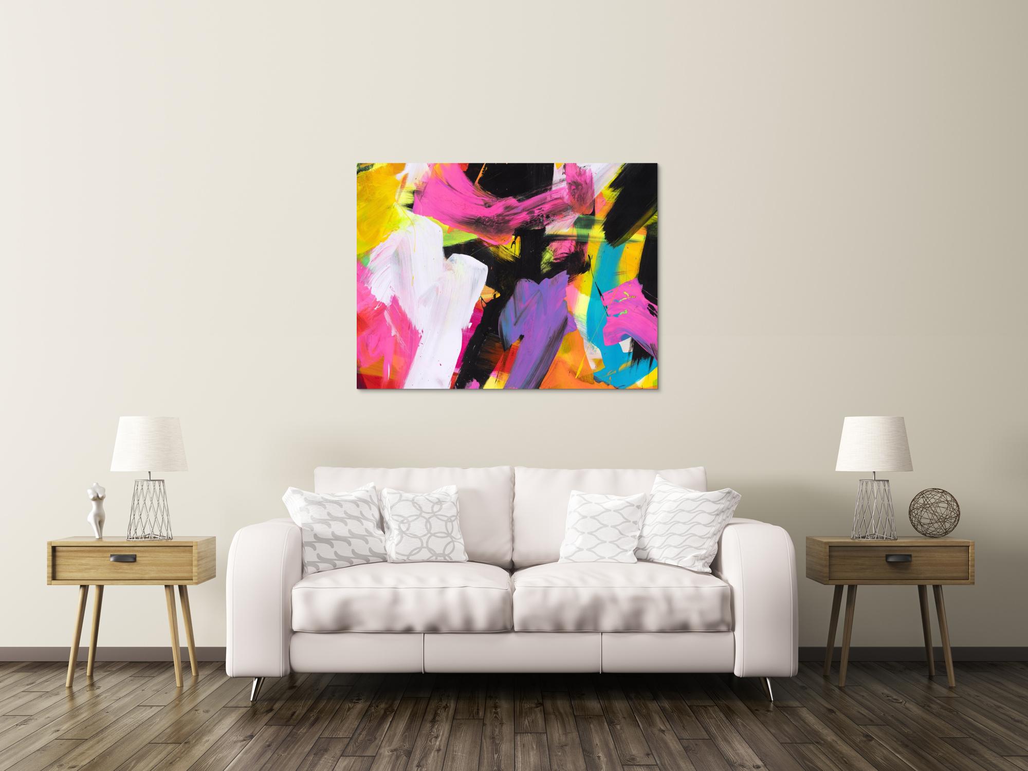 Abstraktes Bild auf Leinwand