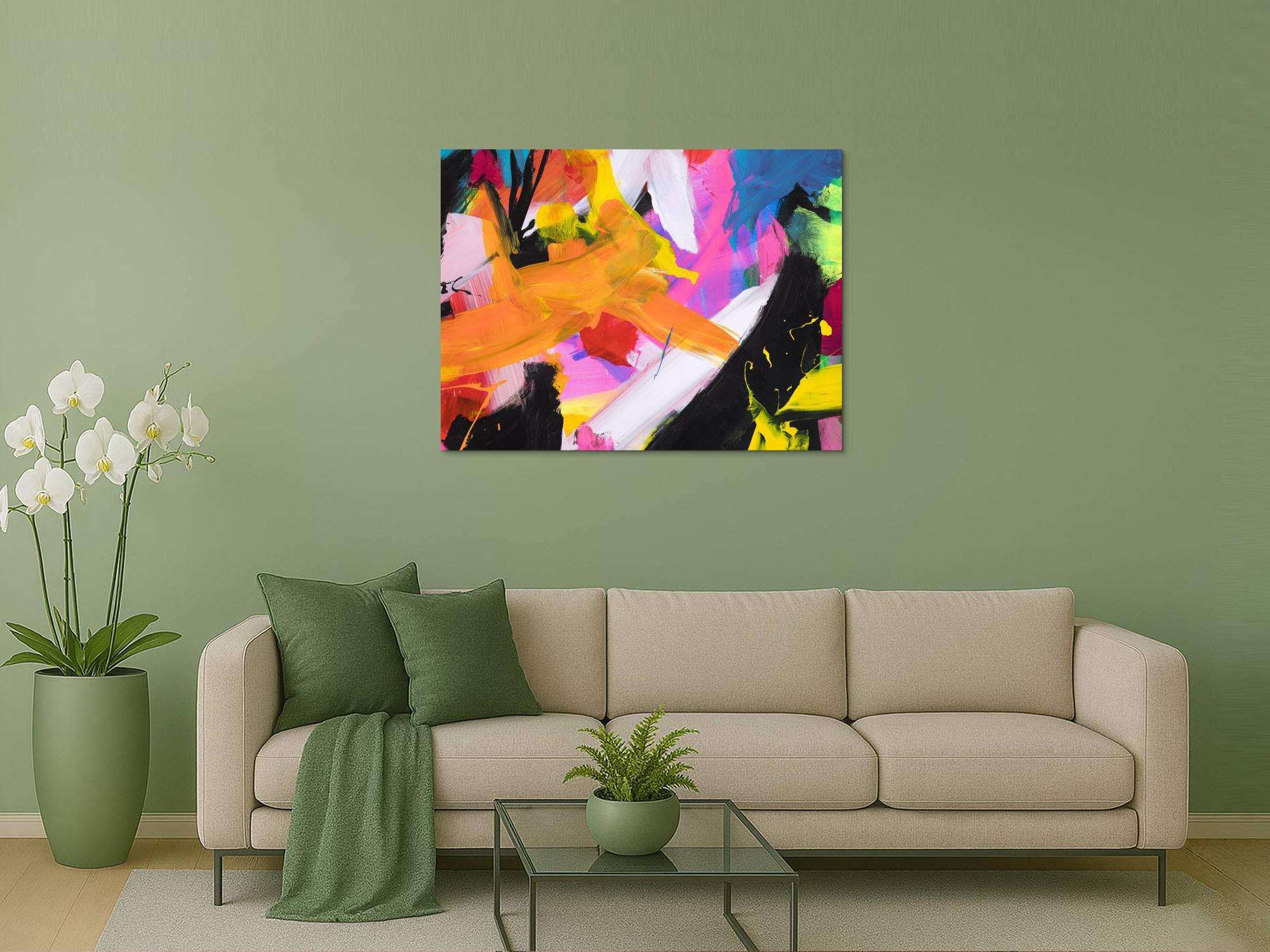 Abstraktes Bild auf Leinwand