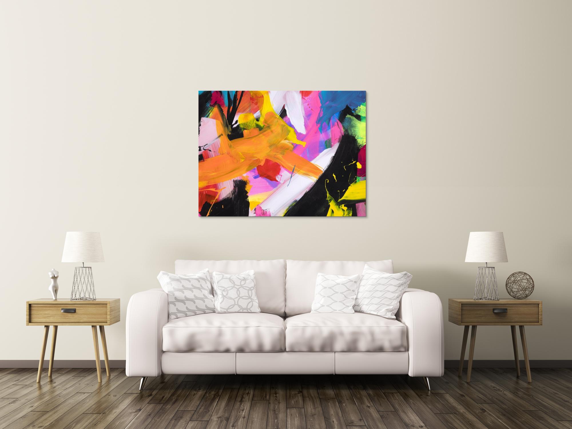 Abstraktes Bild auf Leinwand