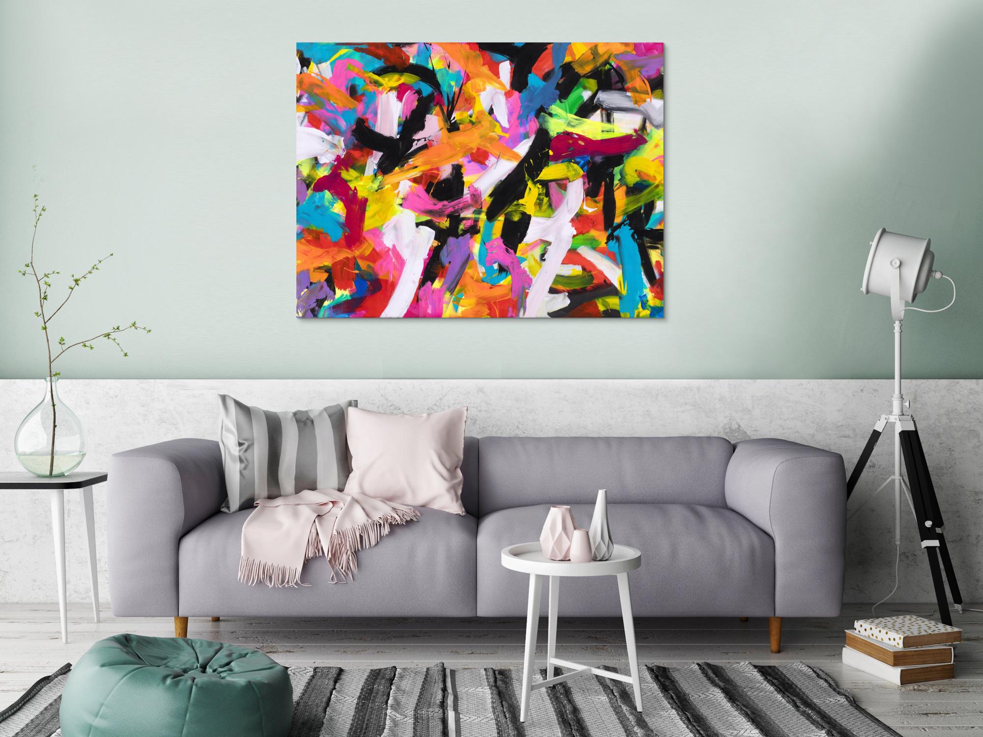 Abstraktes Bild auf Leinwand