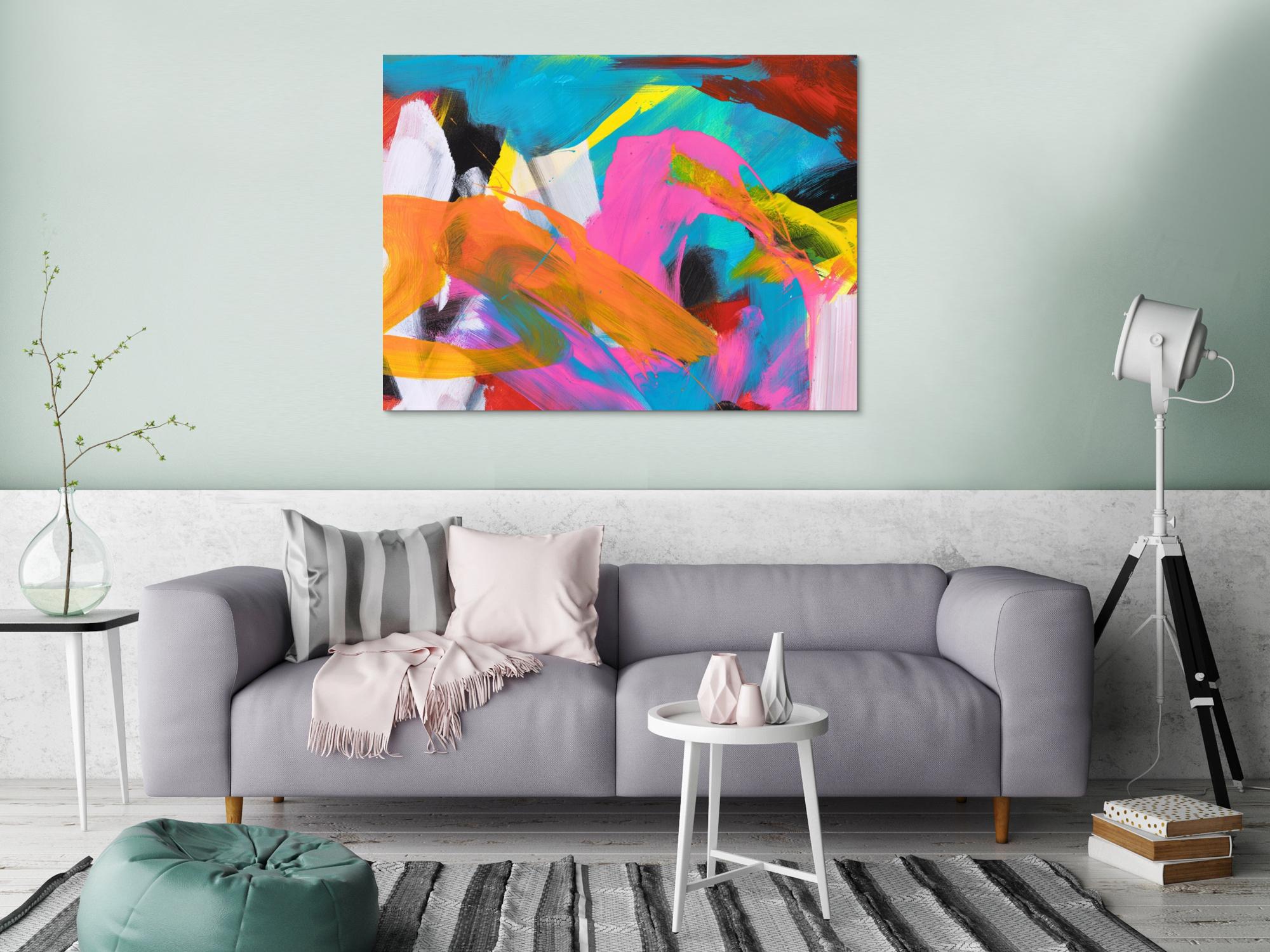Abstraktes Bild auf Leinwand