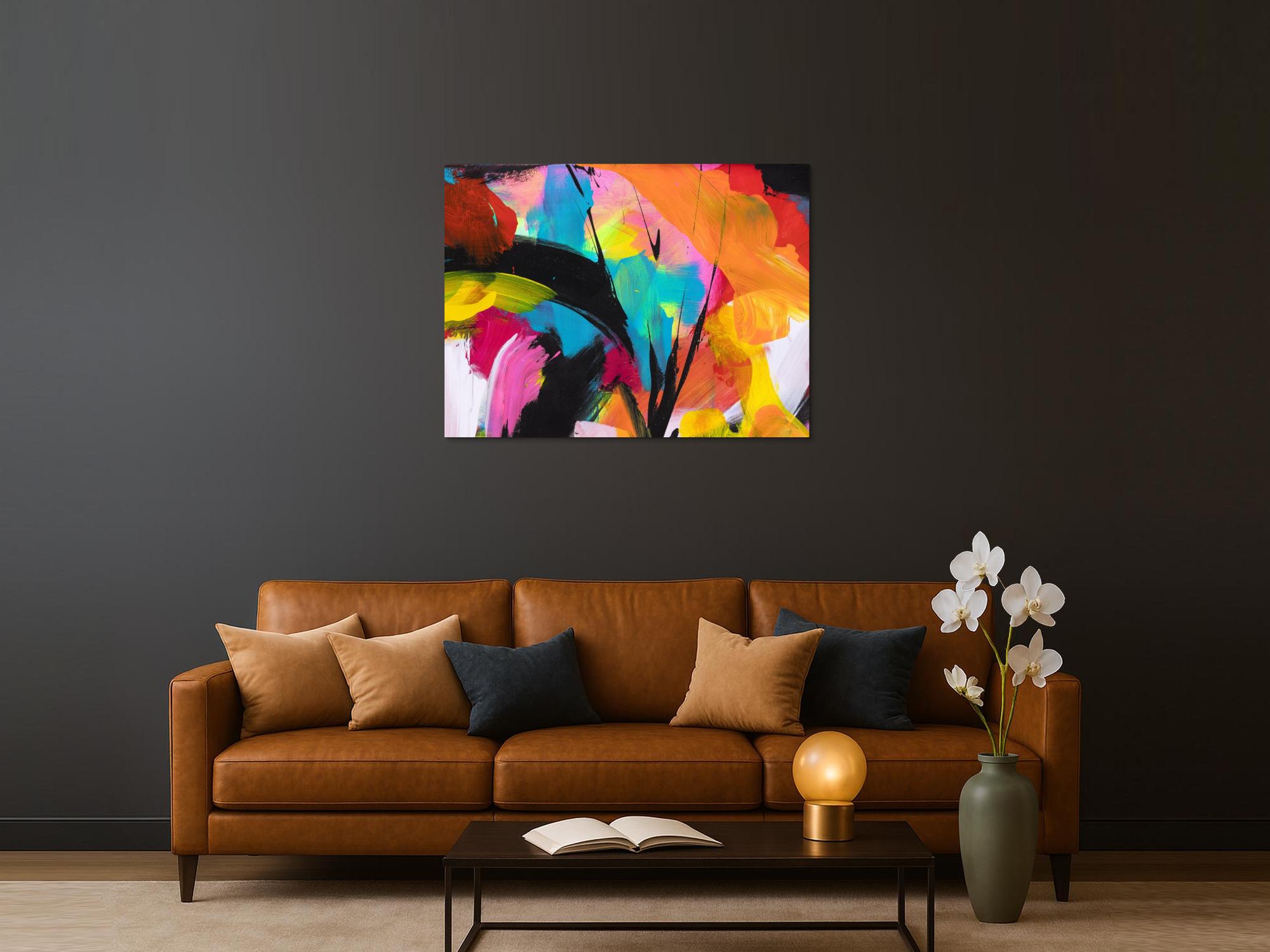 Abstraktes Bild auf Leinwand