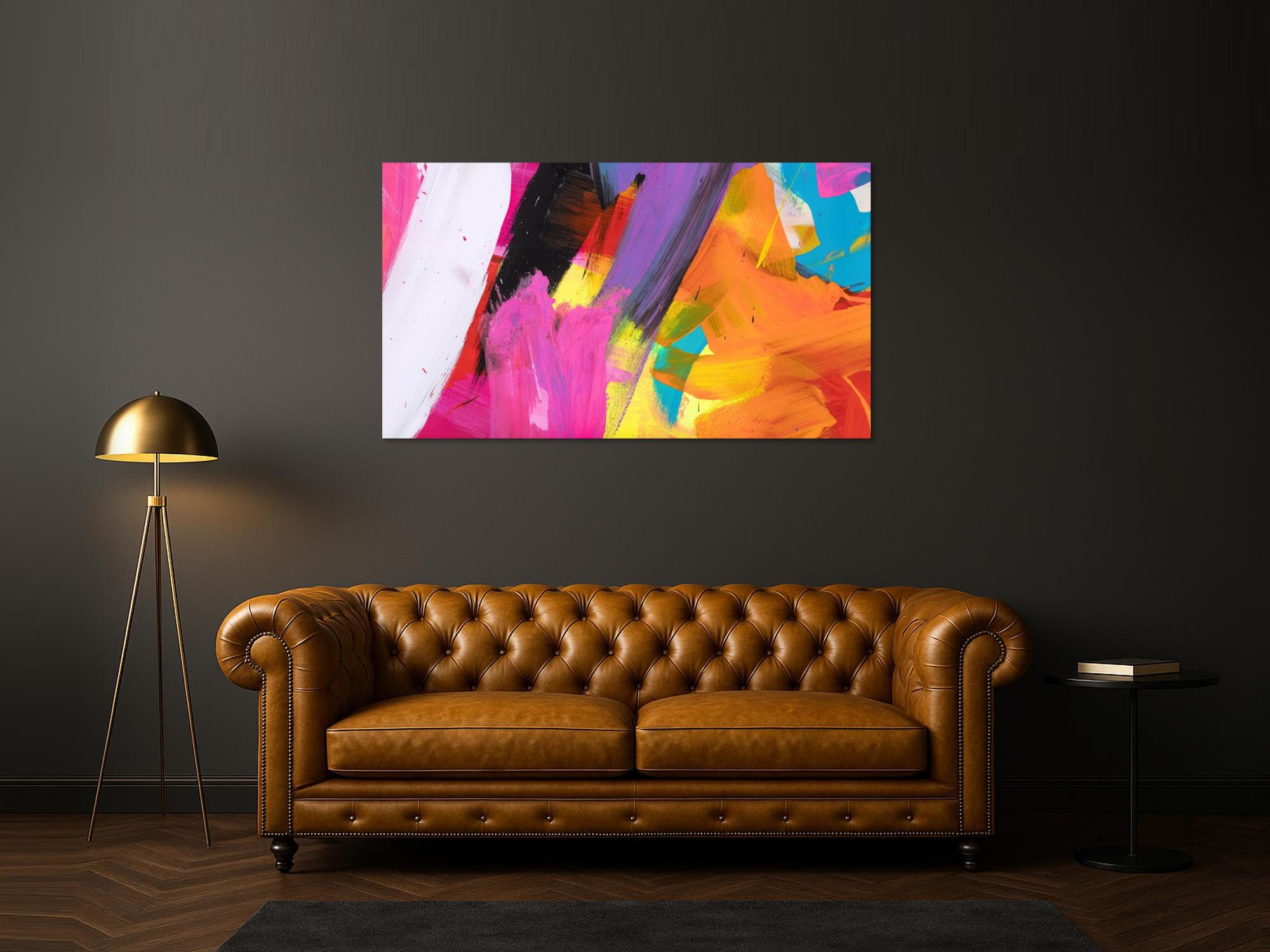 Abstraktes Bild auf Leinwand