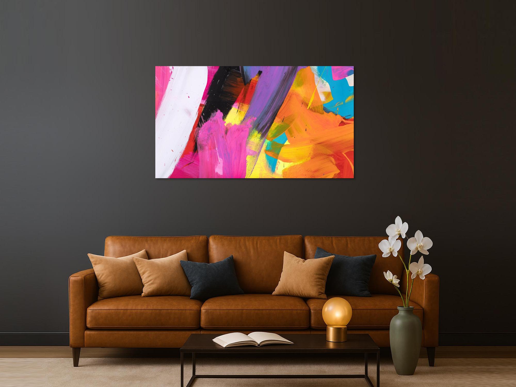 Abstraktes Bild auf Leinwand