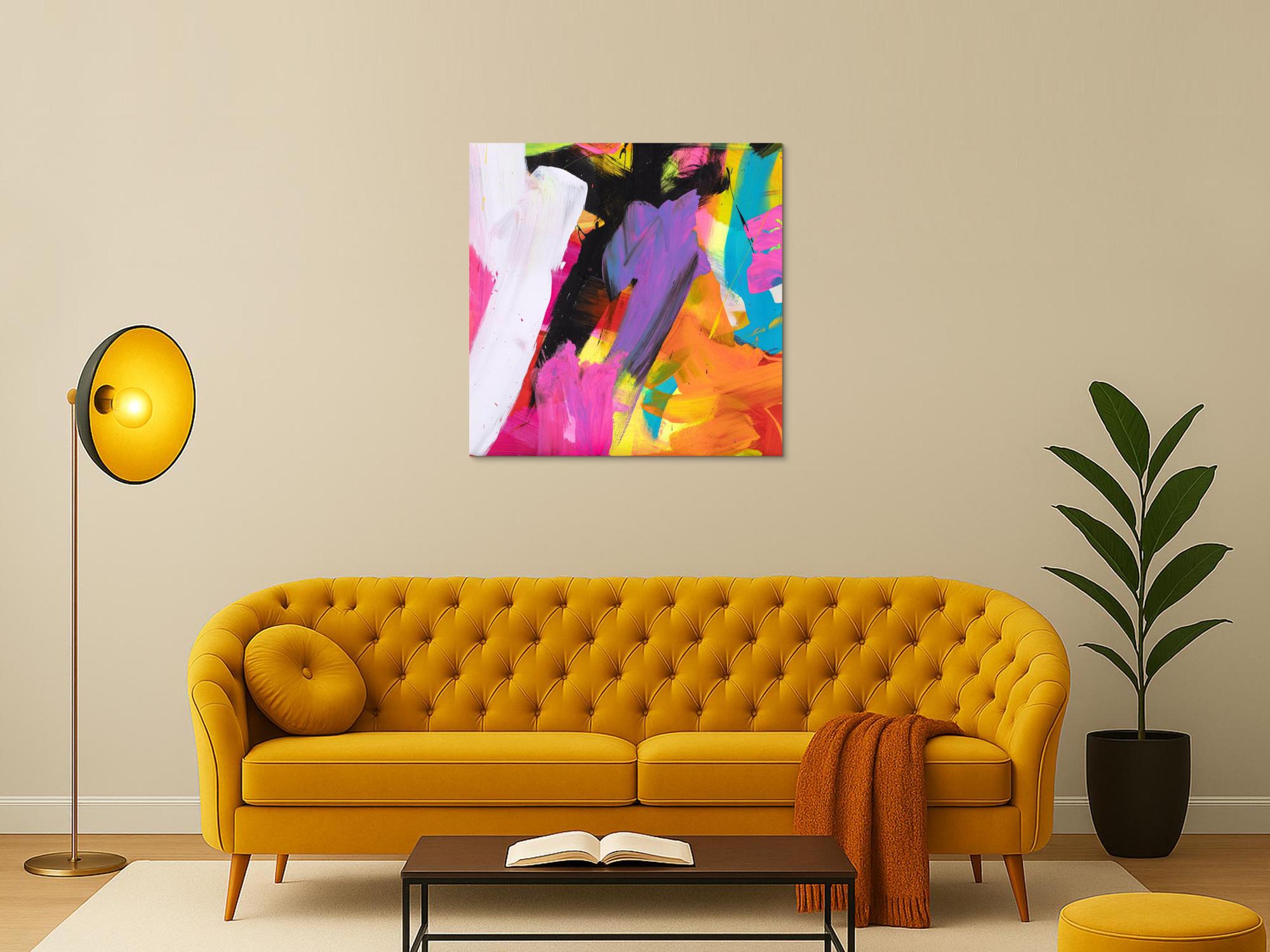 Abstraktes Bild auf Leinwand