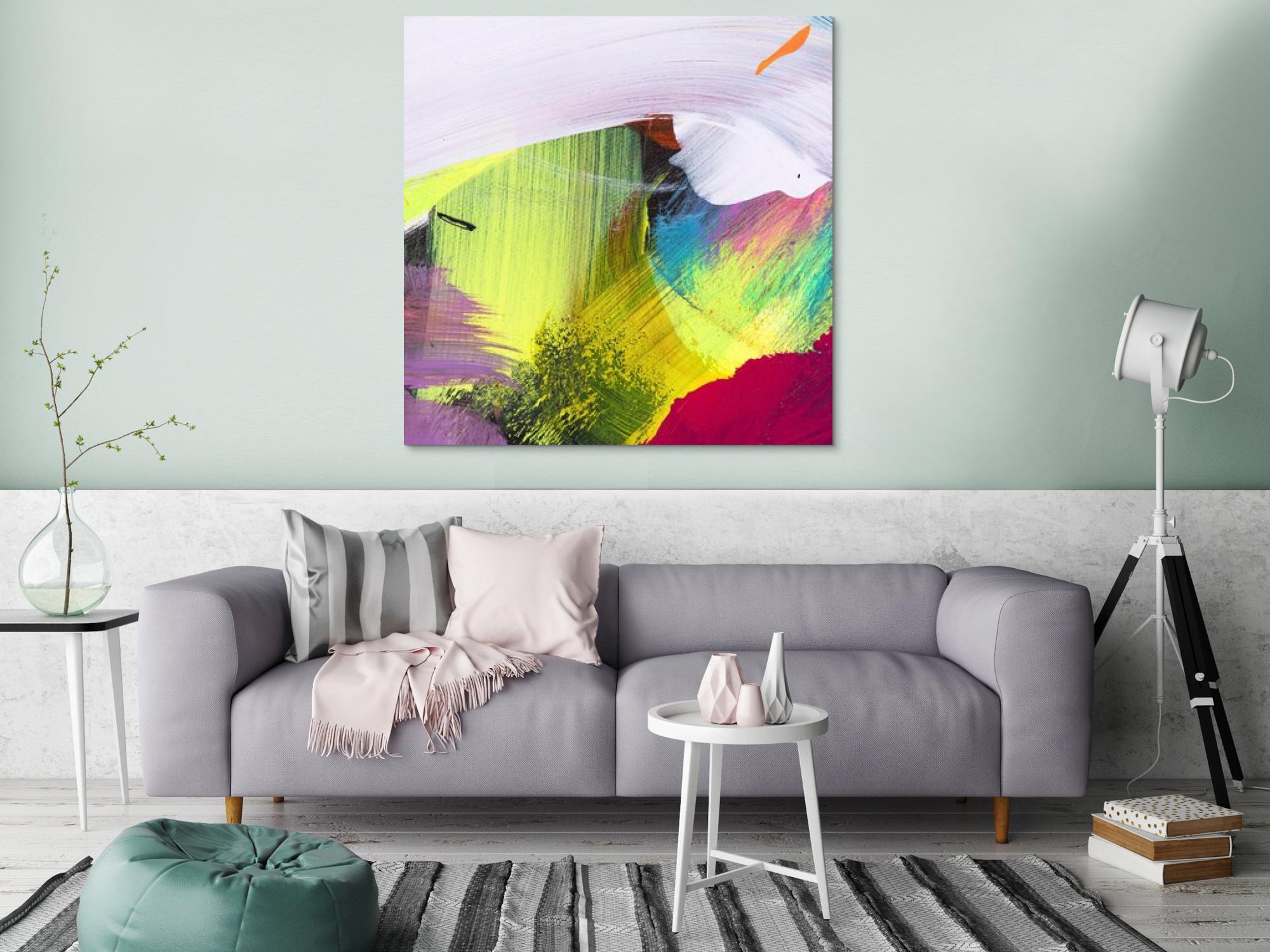 Abstraktes Bild auf Leinwand