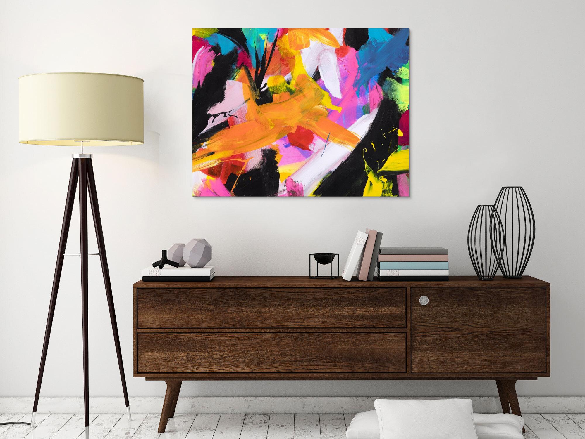 Abstraktes Bild auf Leinwand