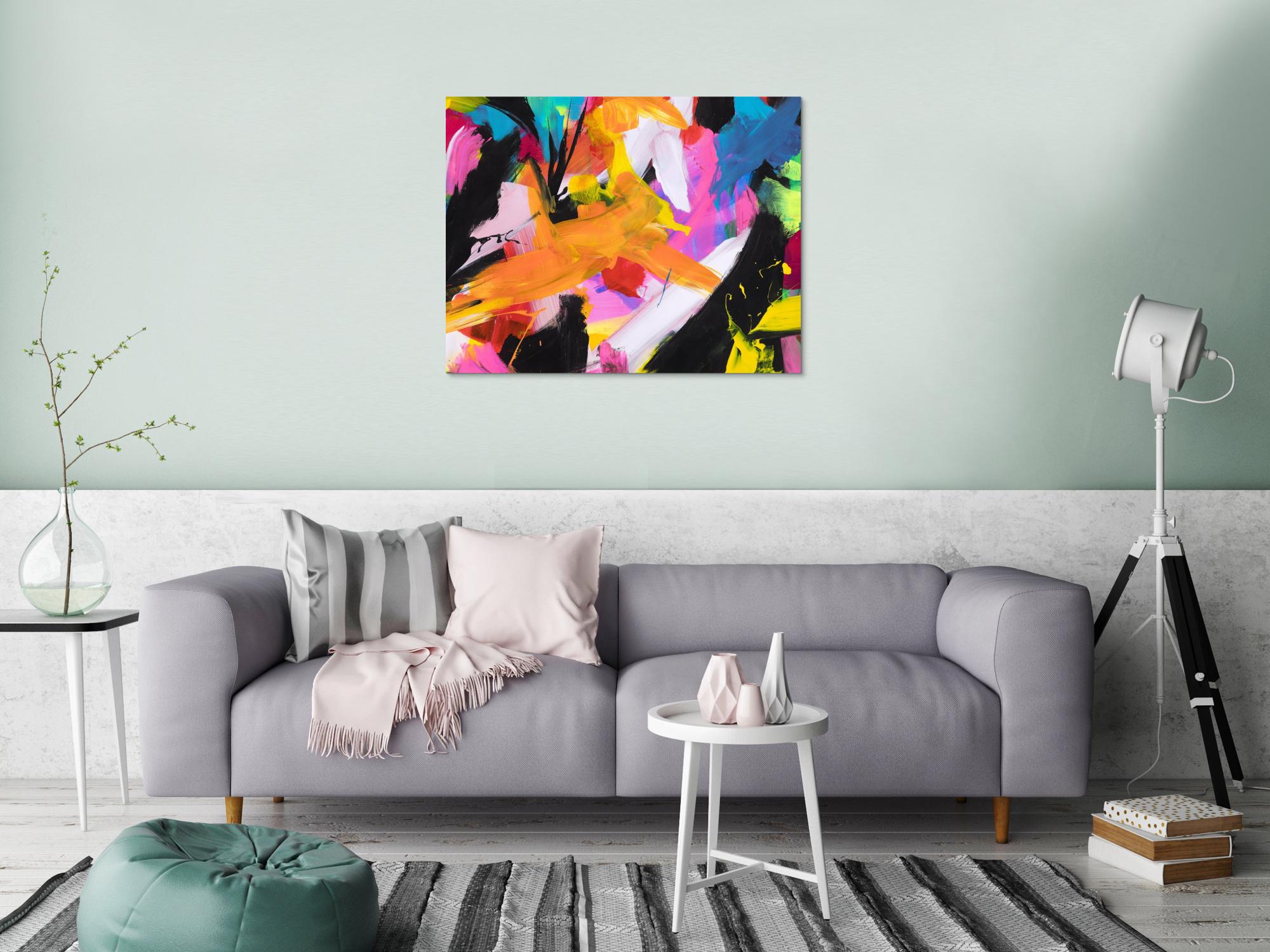 Abstraktes Bild auf Leinwand