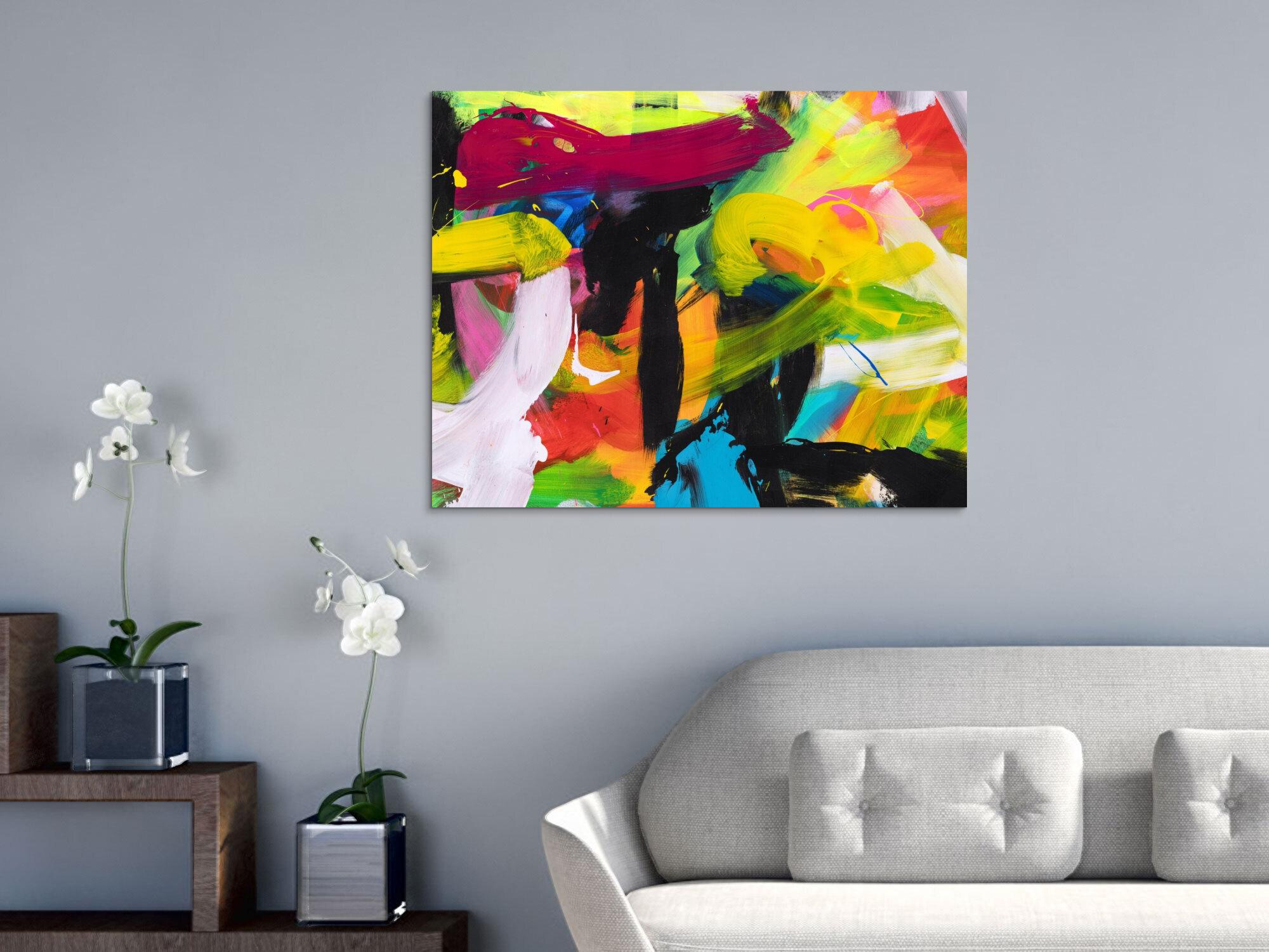 Abstraktes Bild auf Leinwand