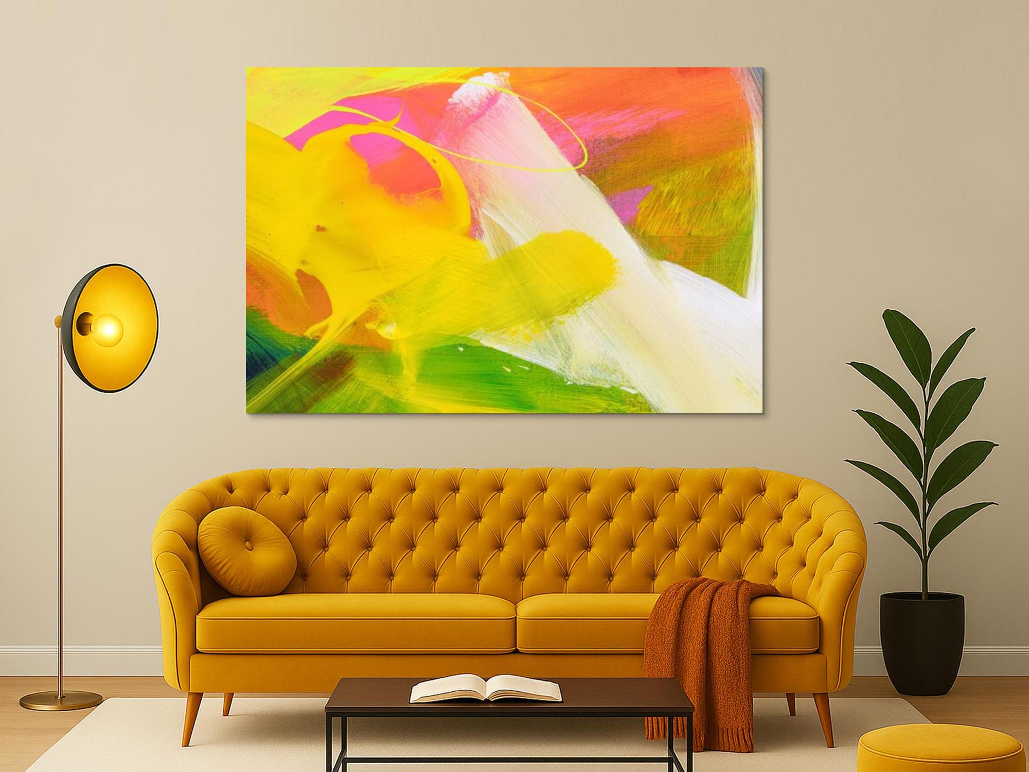 Abstraktes Bild auf Leinwand