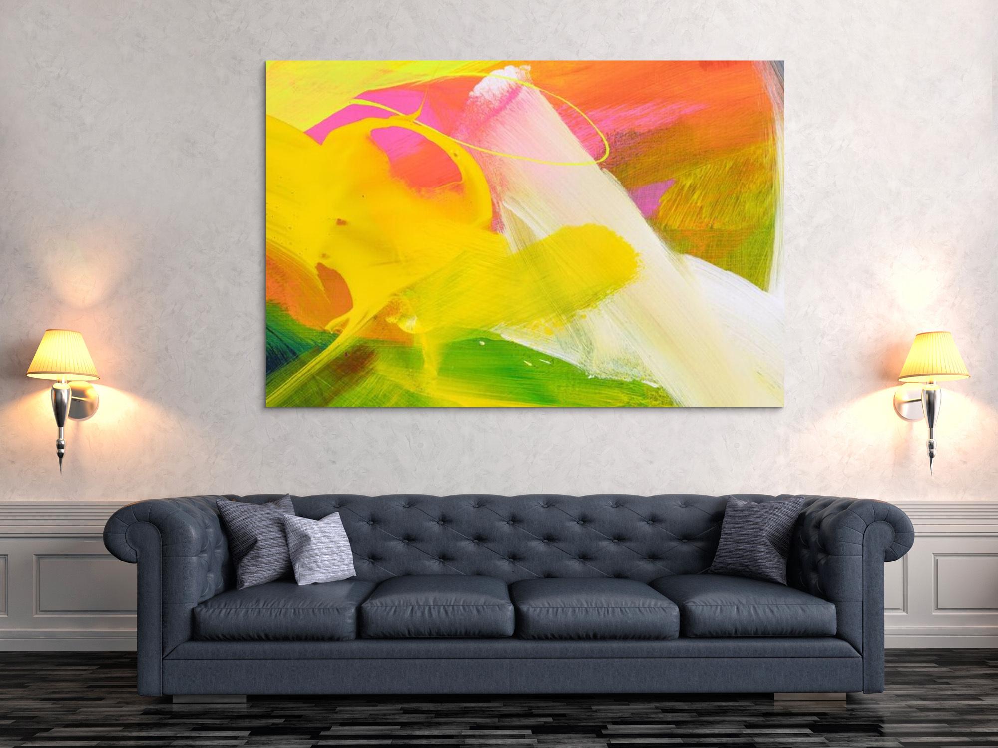 Abstraktes Bild auf Leinwand