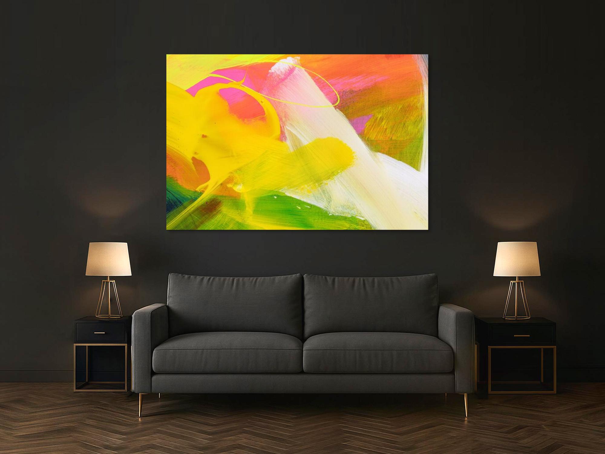 Abstraktes Bild auf Leinwand