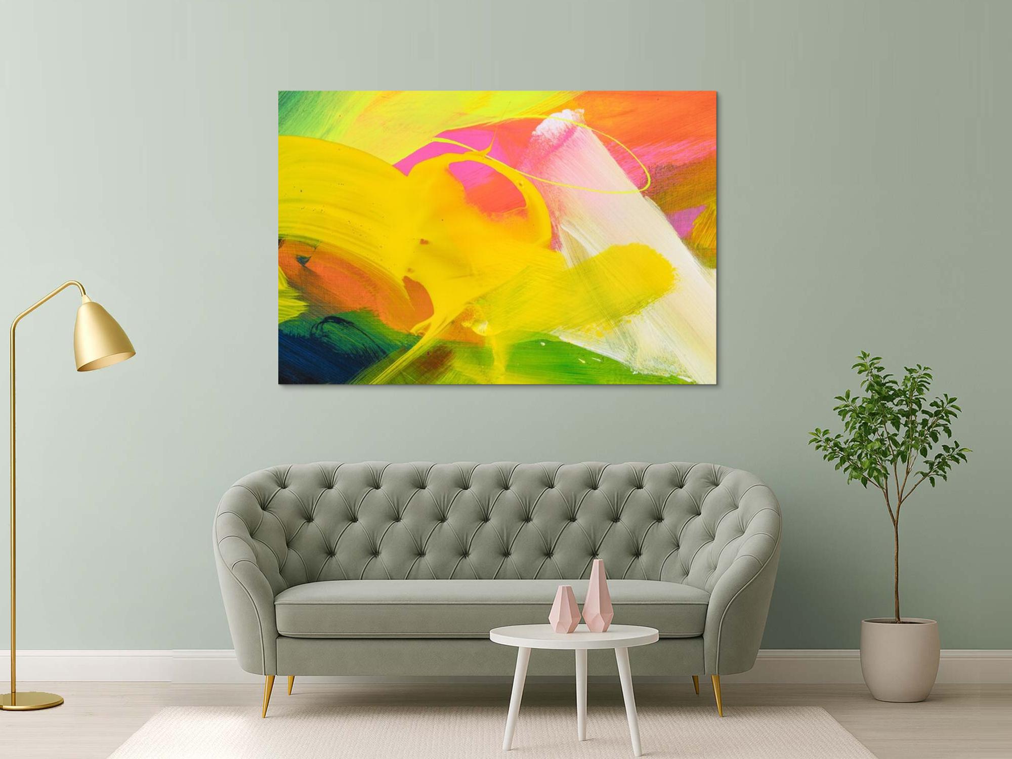 Abstraktes Bild auf Leinwand