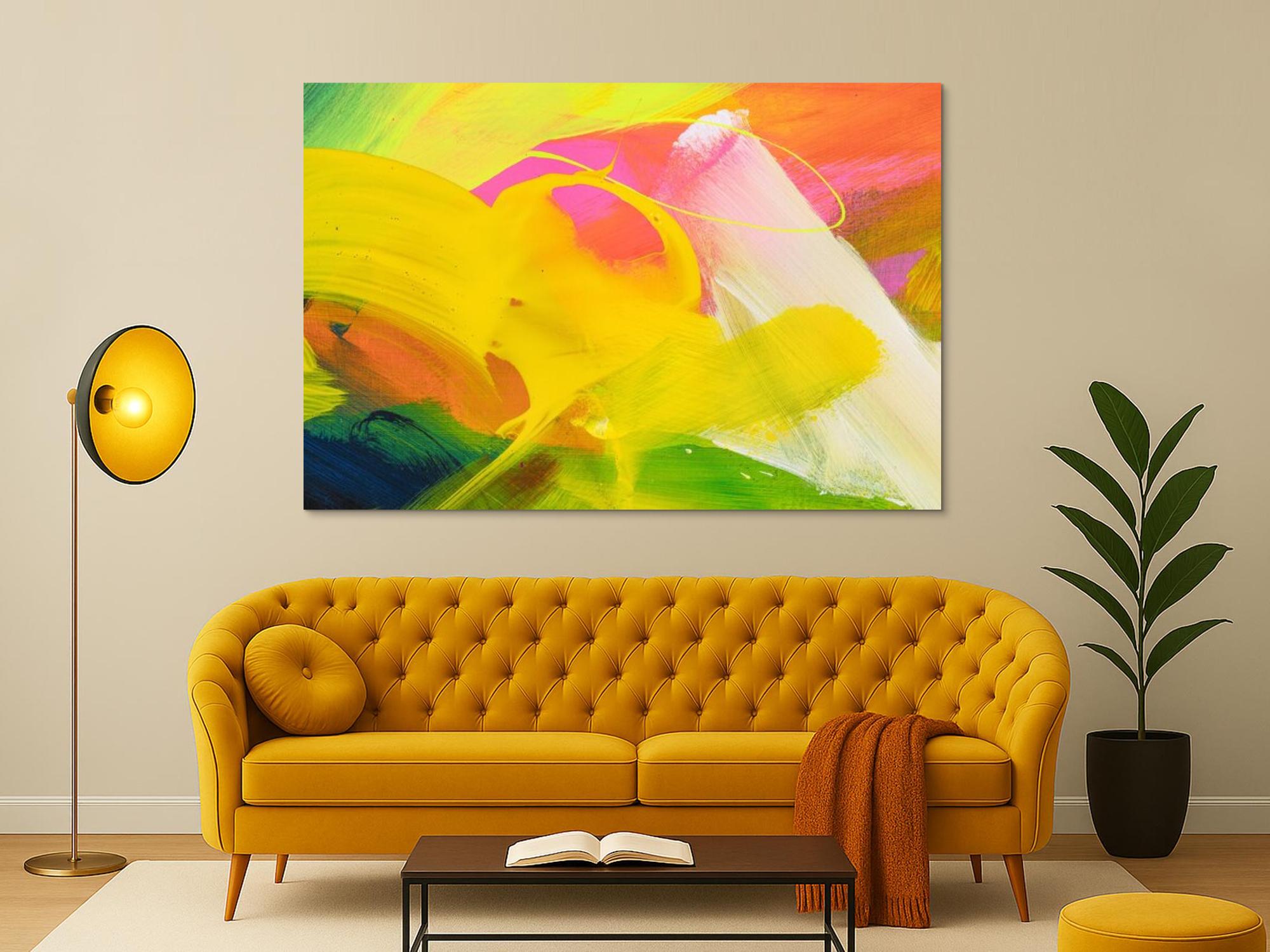 Abstraktes Bild auf Leinwand