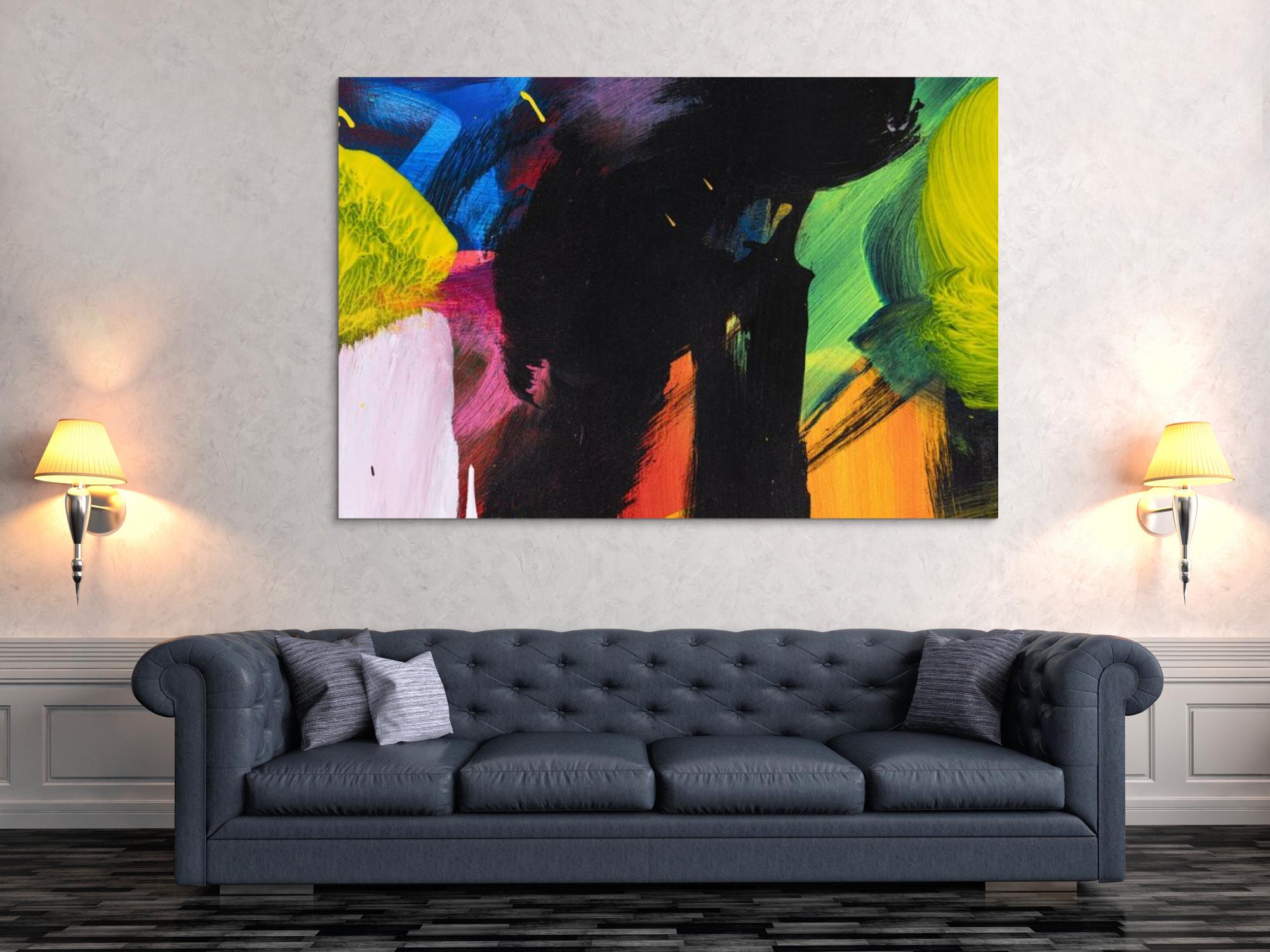 Abstraktes Bild auf Leinwand