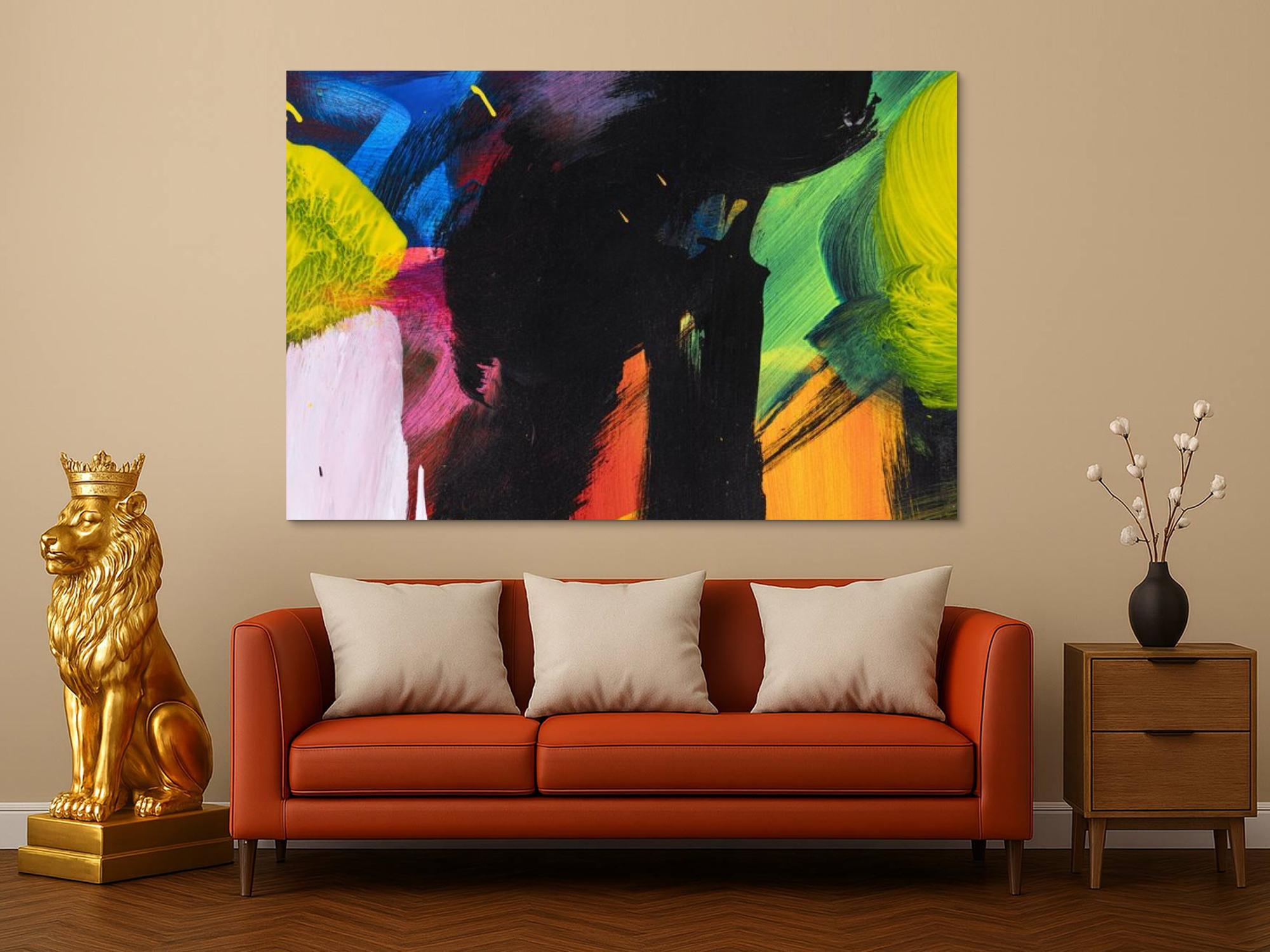 Abstraktes Bild auf Leinwand