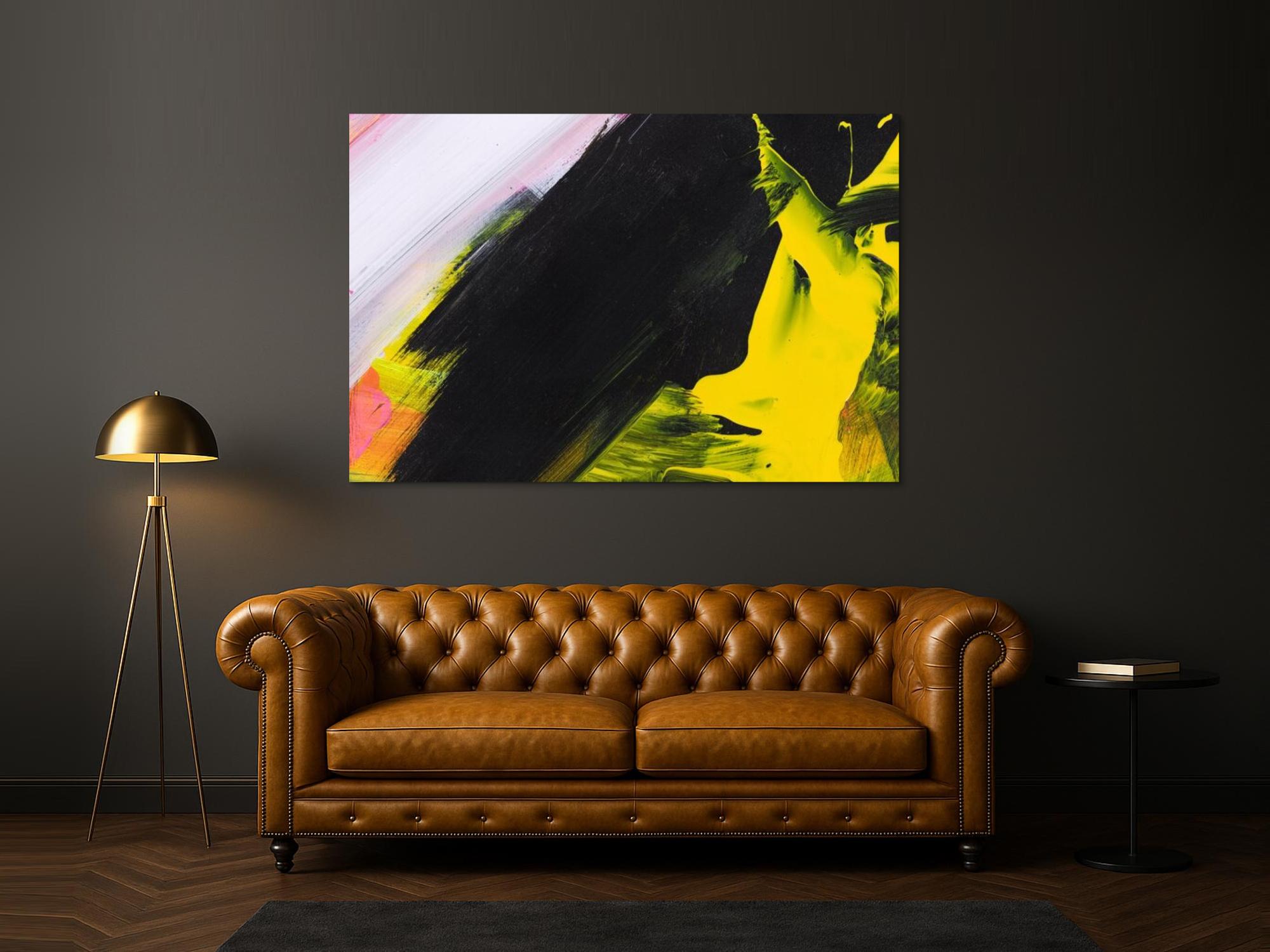 Abstraktes Bild auf Leinwand