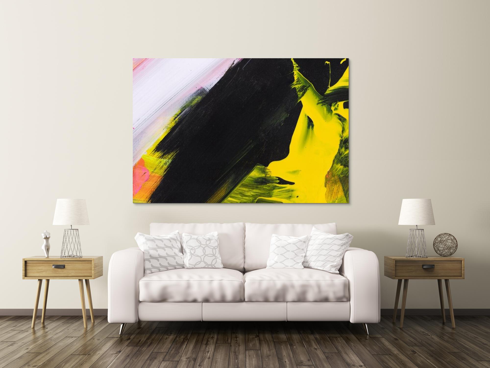 Abstraktes Bild auf Leinwand