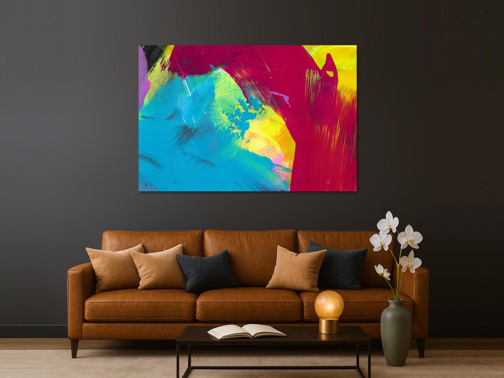 Abstraktes Bild auf Leinwand