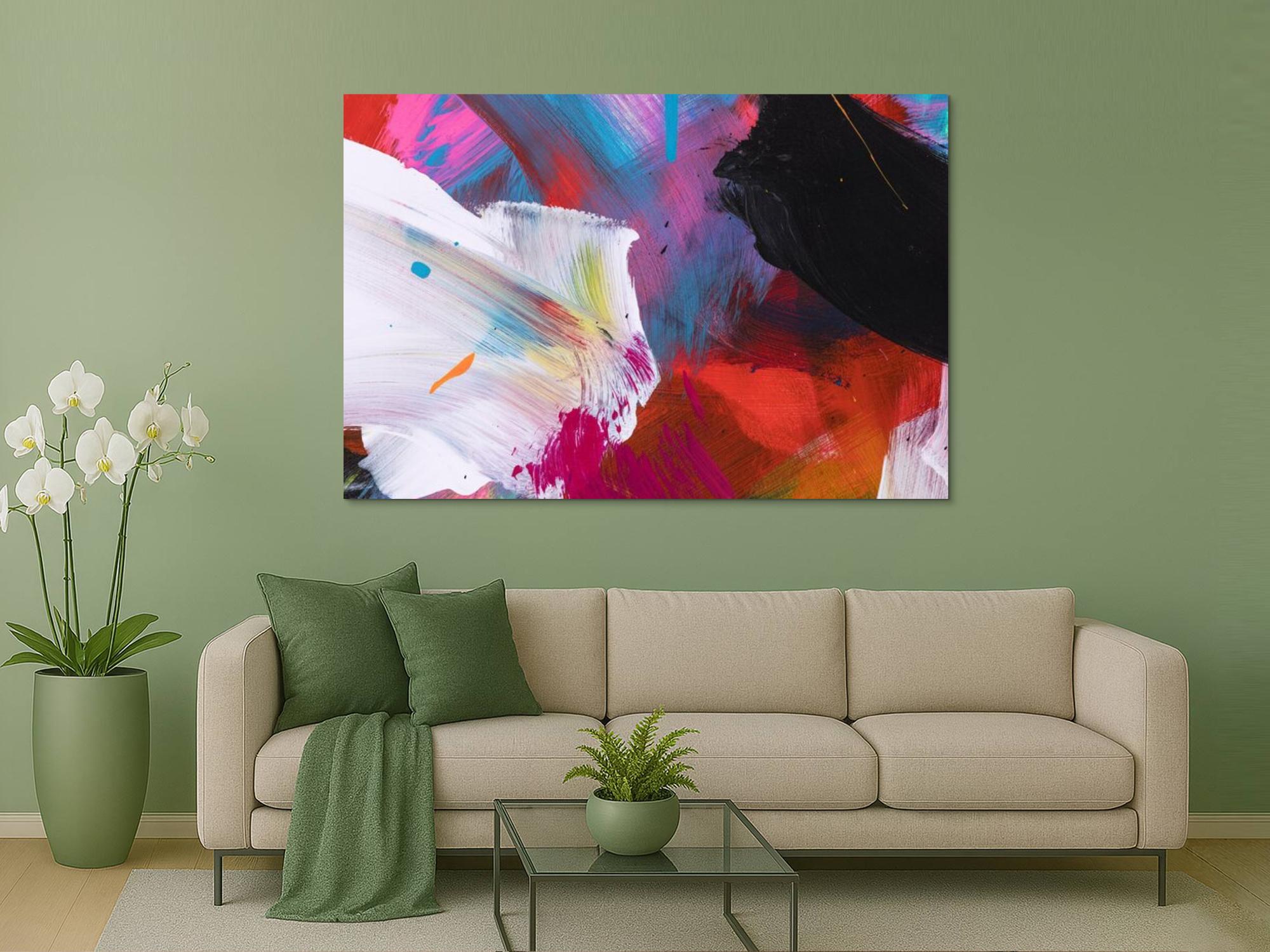Abstraktes Bild auf Leinwand