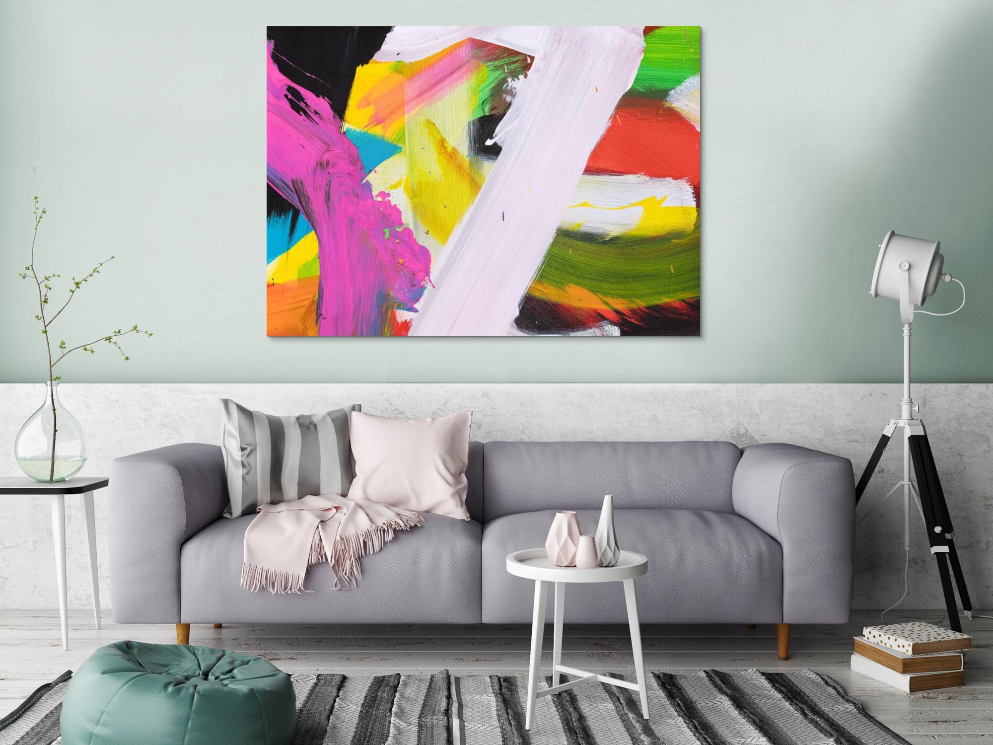 Abstraktes Bild auf Leinwand