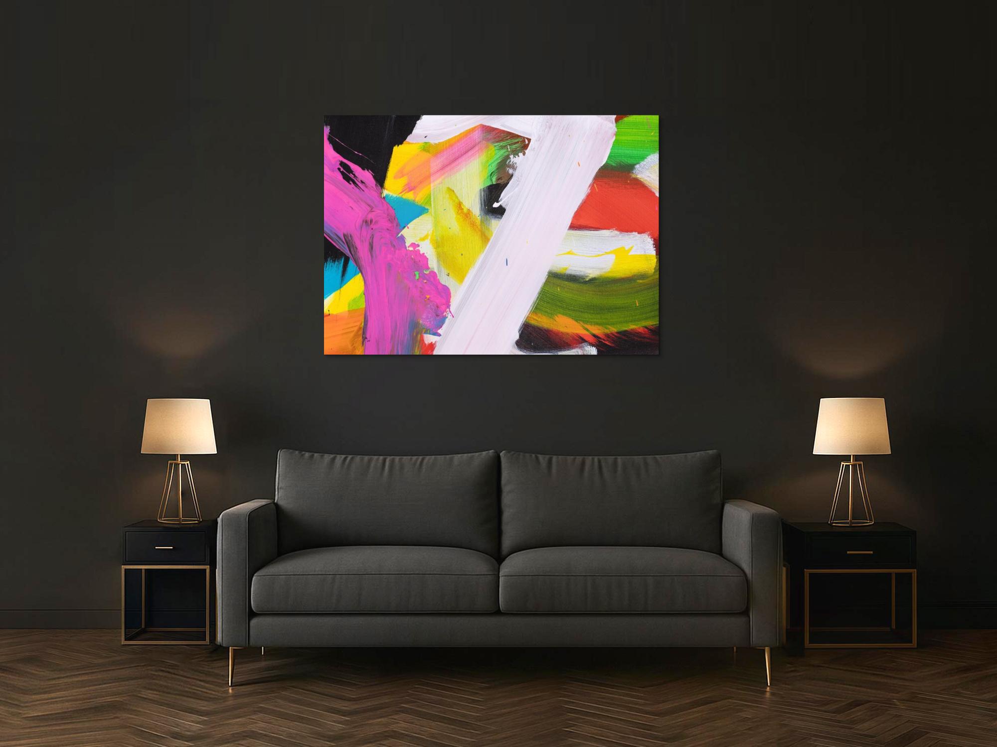 Abstraktes Bild auf Leinwand